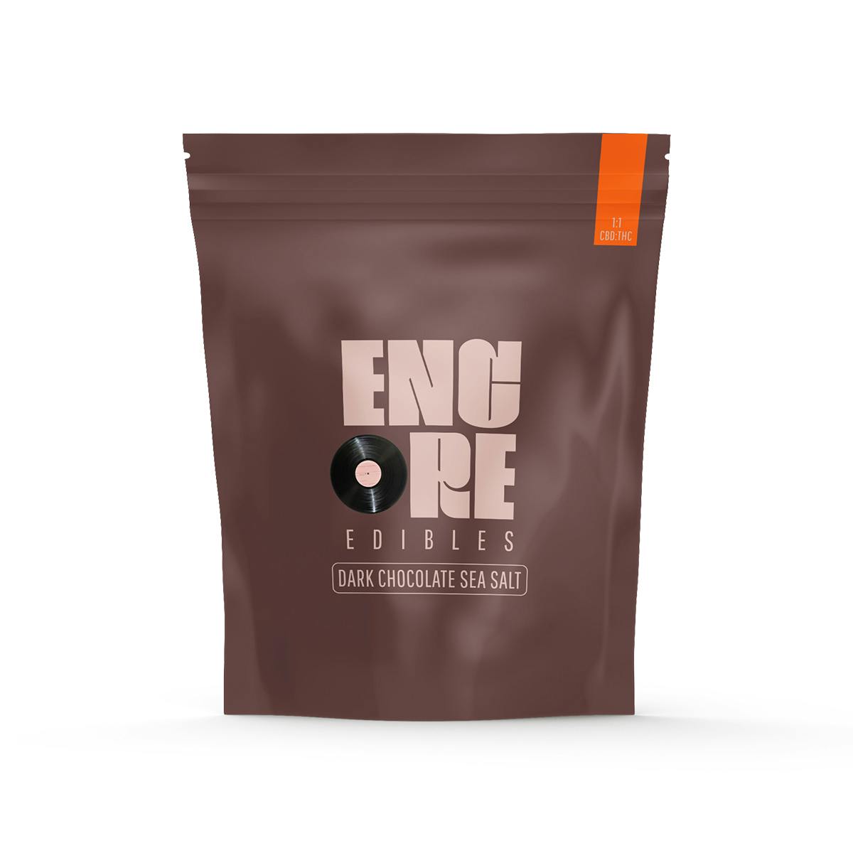 1:1 Dark Chocolate Sea Salt CBD:THC [20pk] (100mg CBD/100mg THC) - image 1