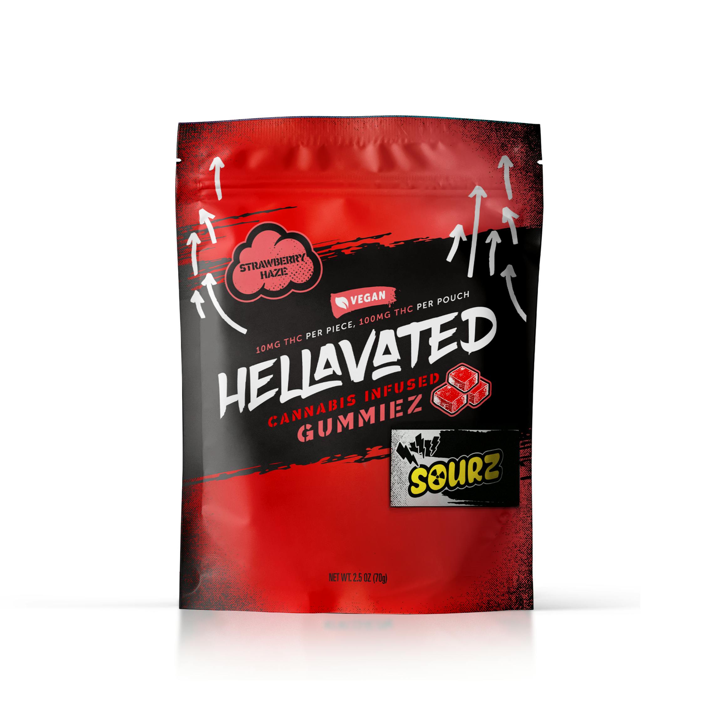 Strawberry Haze Sour Gummiez 100mg 10-pack - image 1