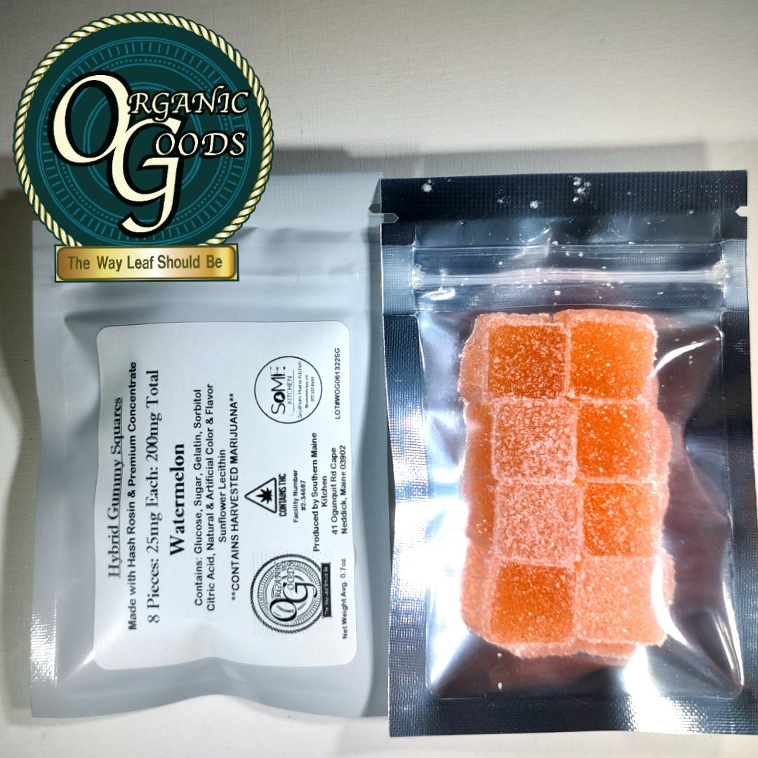 OG Gummies w/Hash Rosin & Premium Concentrates Hybrid Watermelon 200 MG - image 1