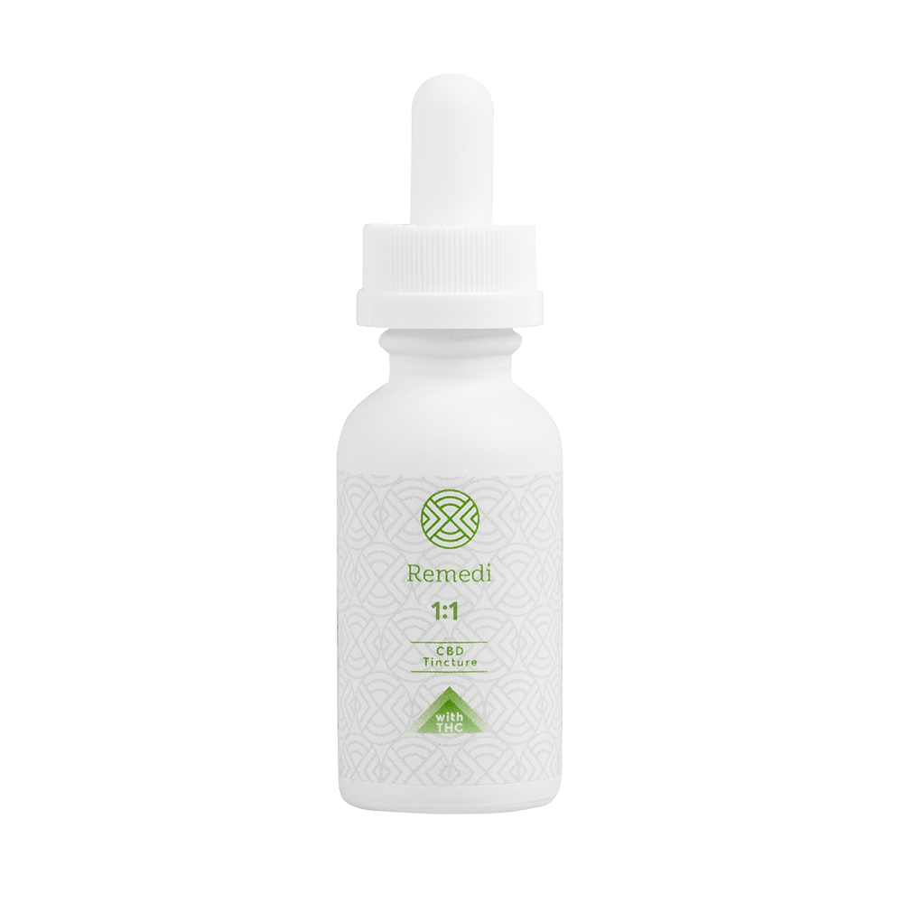 1:1 Relief Green Apple Tincture [30ml] (50mg CBD/50mg THC) - Florida - image 1