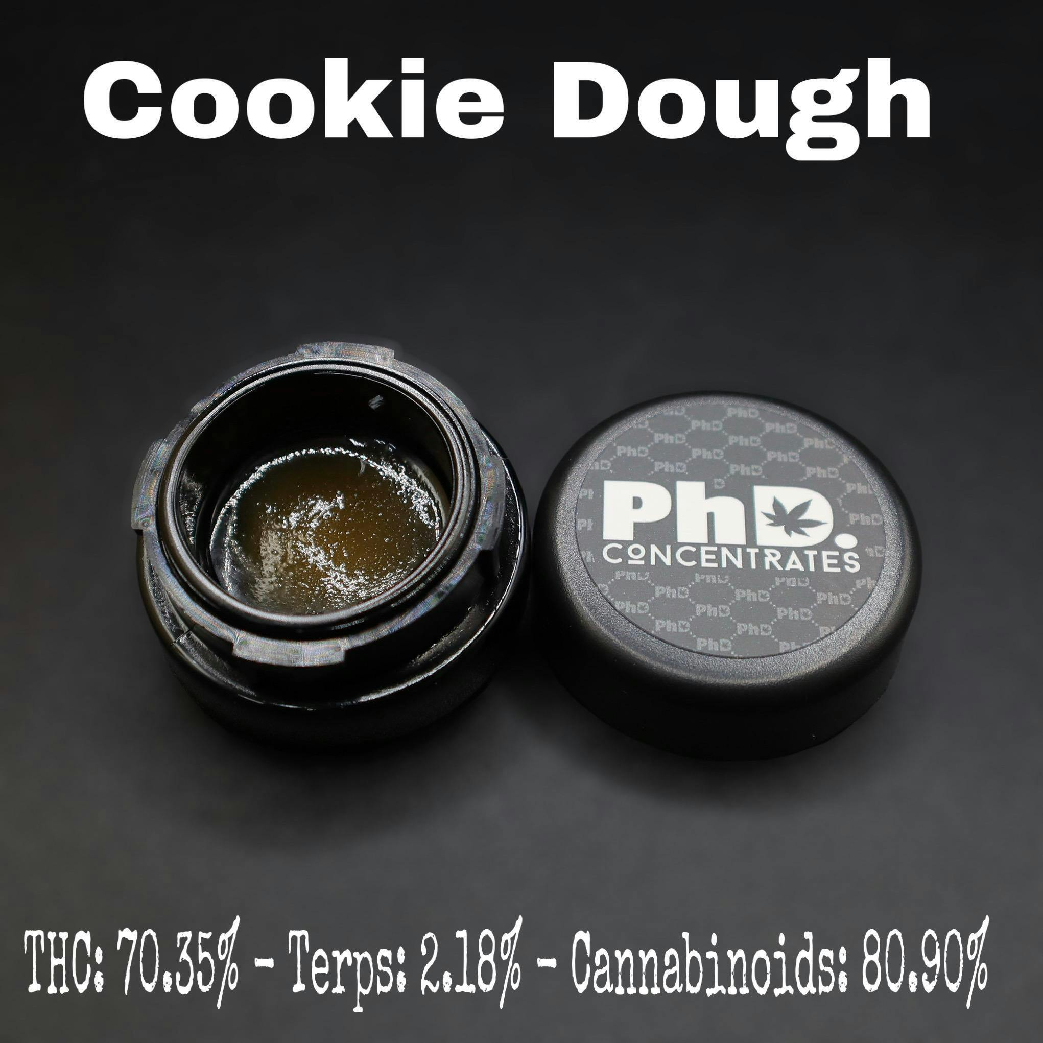 PhD Concentrate 1 gram - Cookie Dough Badder - 70.35% THC - image 1