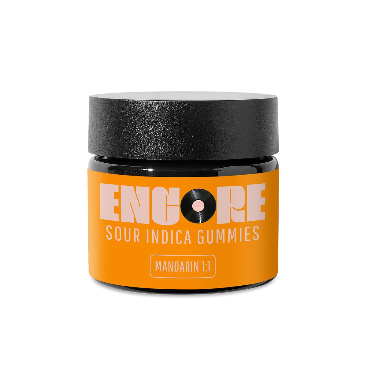 1:1 Sour Mandarin Gummy [20pk] (100mg CBD/100mg THC) - image 1