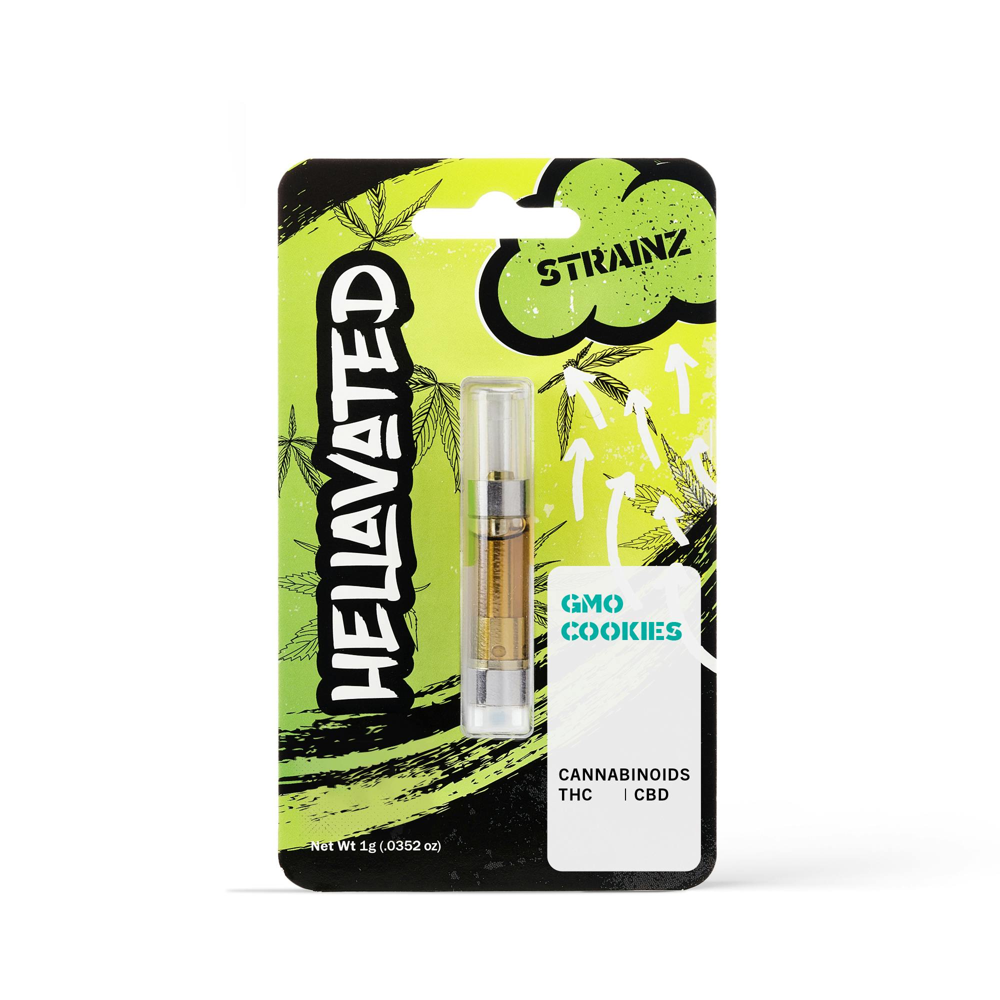 GMO Cookies Strainz Cartridge 1g - image 1
