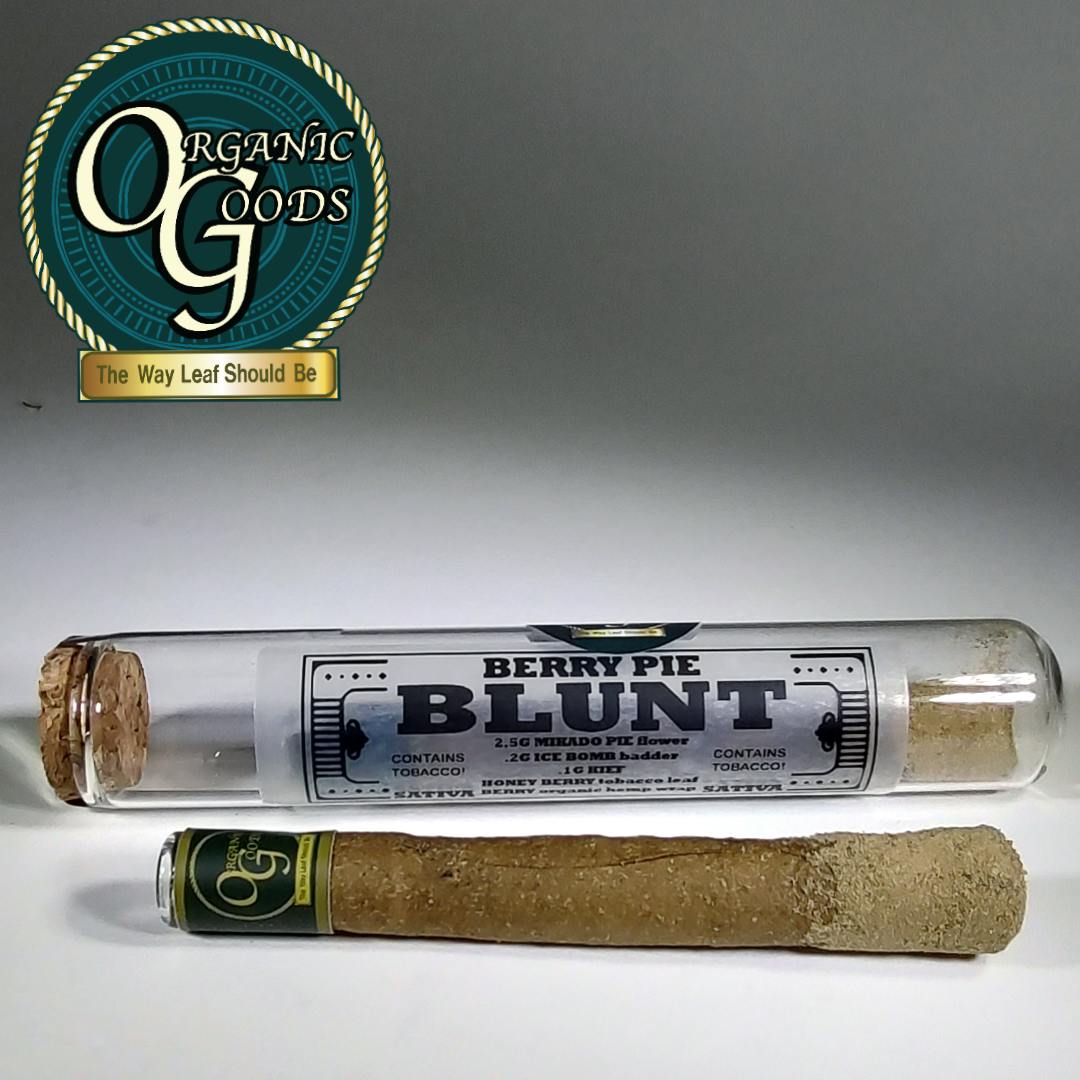 Organic Goods Blunt Dipped in Badder & Kief Berry Pie 2.8 G - image 1