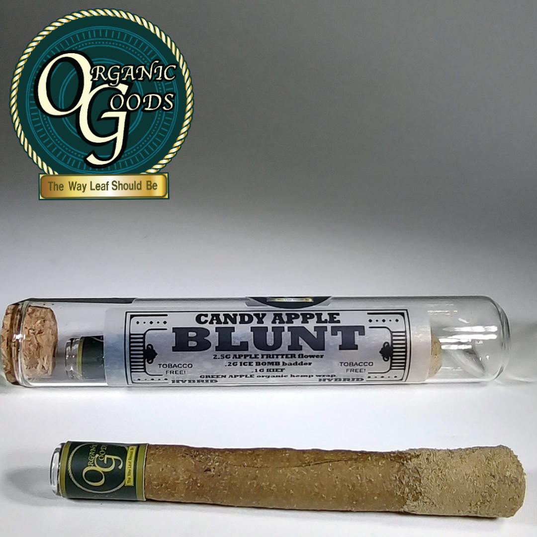 Organic Goods TF Blunt Dipped in Badder & Kief Candy Apple 2.8 G - image 1