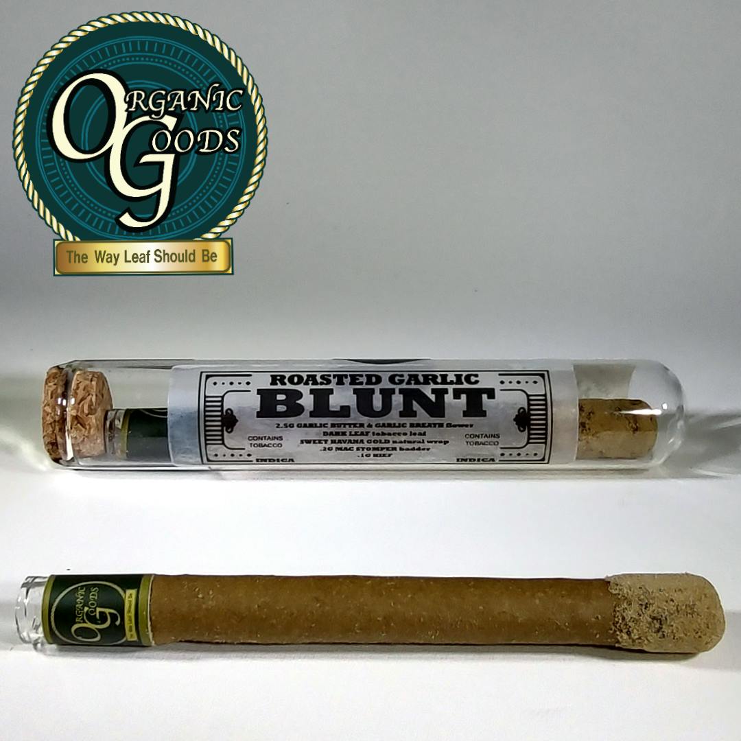 Roasted Garlic Blunt Dipped in Badder & Kief 2.8g - image 1