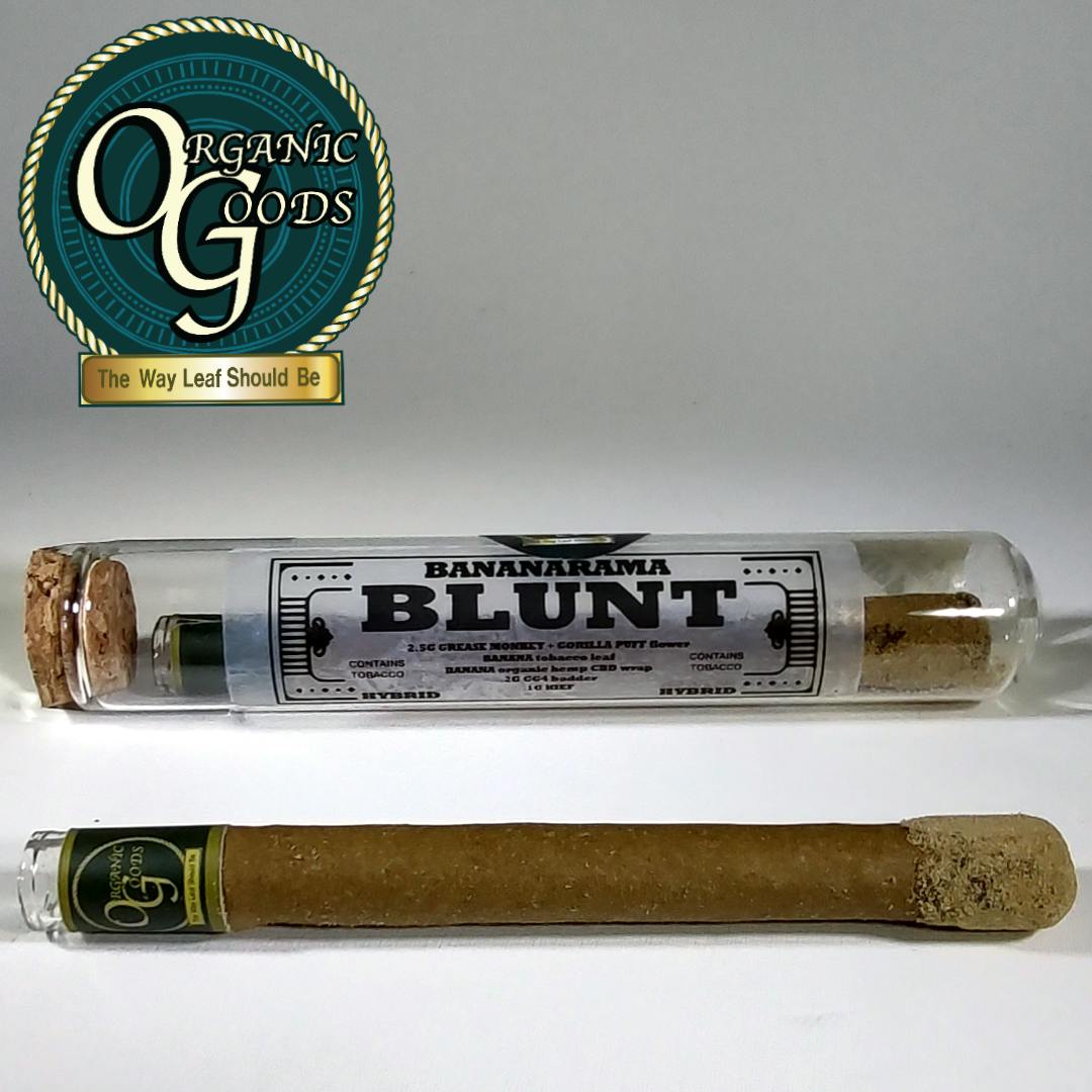 Organic Goods Blunt Dipped in Badder & Kief Bananarama 2.8 G - image 1
