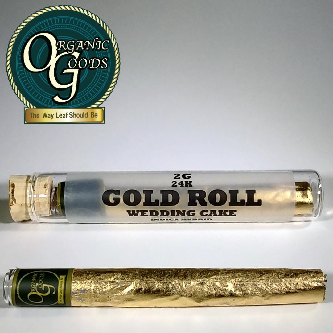 Gold Roll Wedding Cake Pre-Roll 2g - image 1