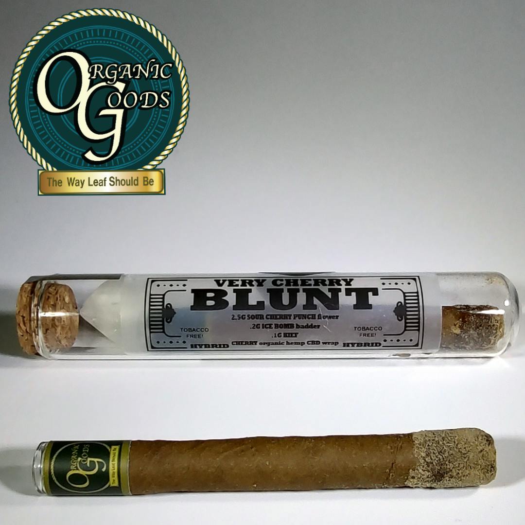 Organic Goods Blunt Dipped in Badder & Kief Very Cherry 2.8 G - image 1