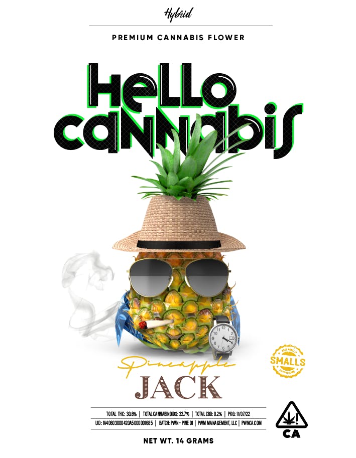 Hello Cannabis - Pineapple Jack (H) - smalls [14G] - image 1