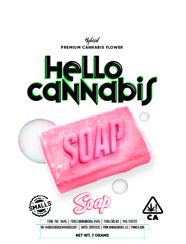 Hello Cannabis - Soap (H) - smalls [7G] - image 1