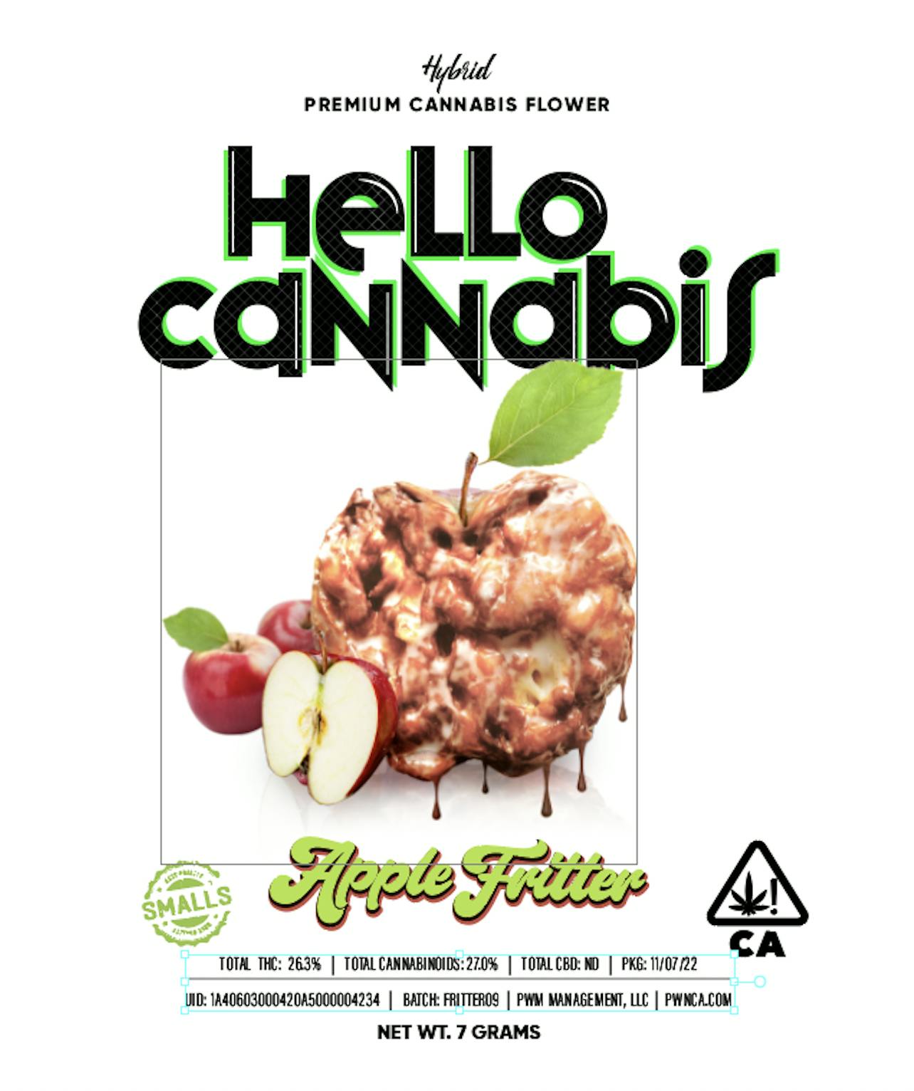 Hello Cannabis - Apple Fritter (H) - smalls [7G] - image 1