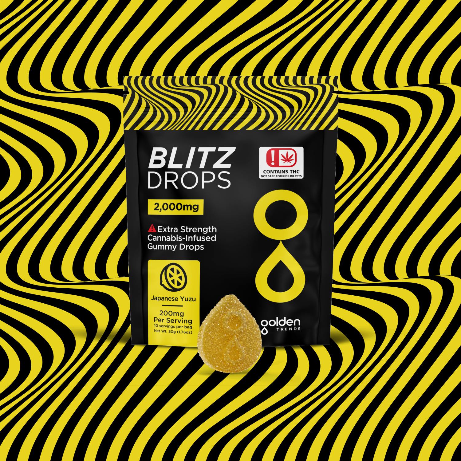 Blitz Drops - Japanese Yuzu (Citrus) - 2,000mg - image 1