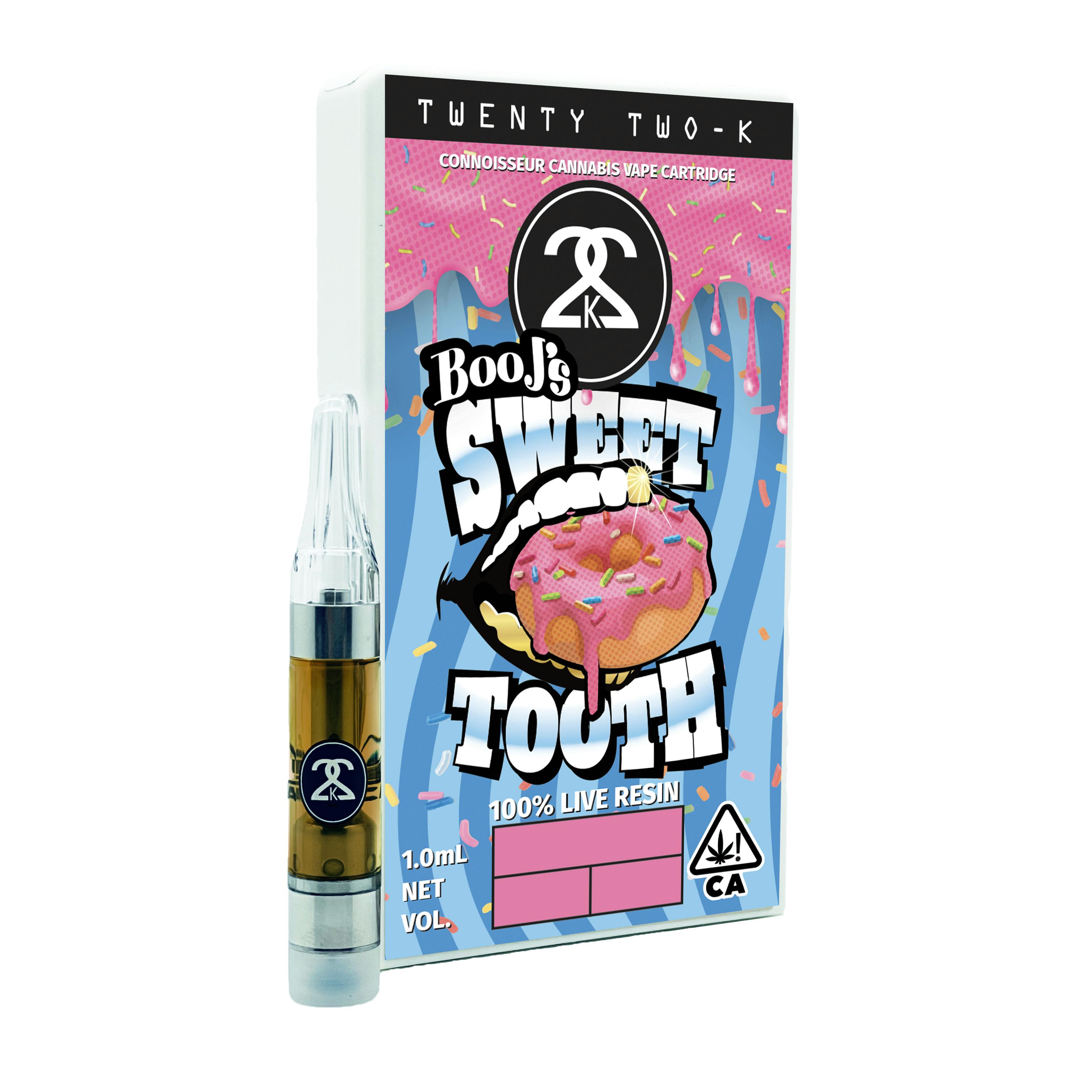 22K x Boo Johnson - Boo J's Sweet Tooth - 100% Live Resin - 1.0ml Cartridge - image 1