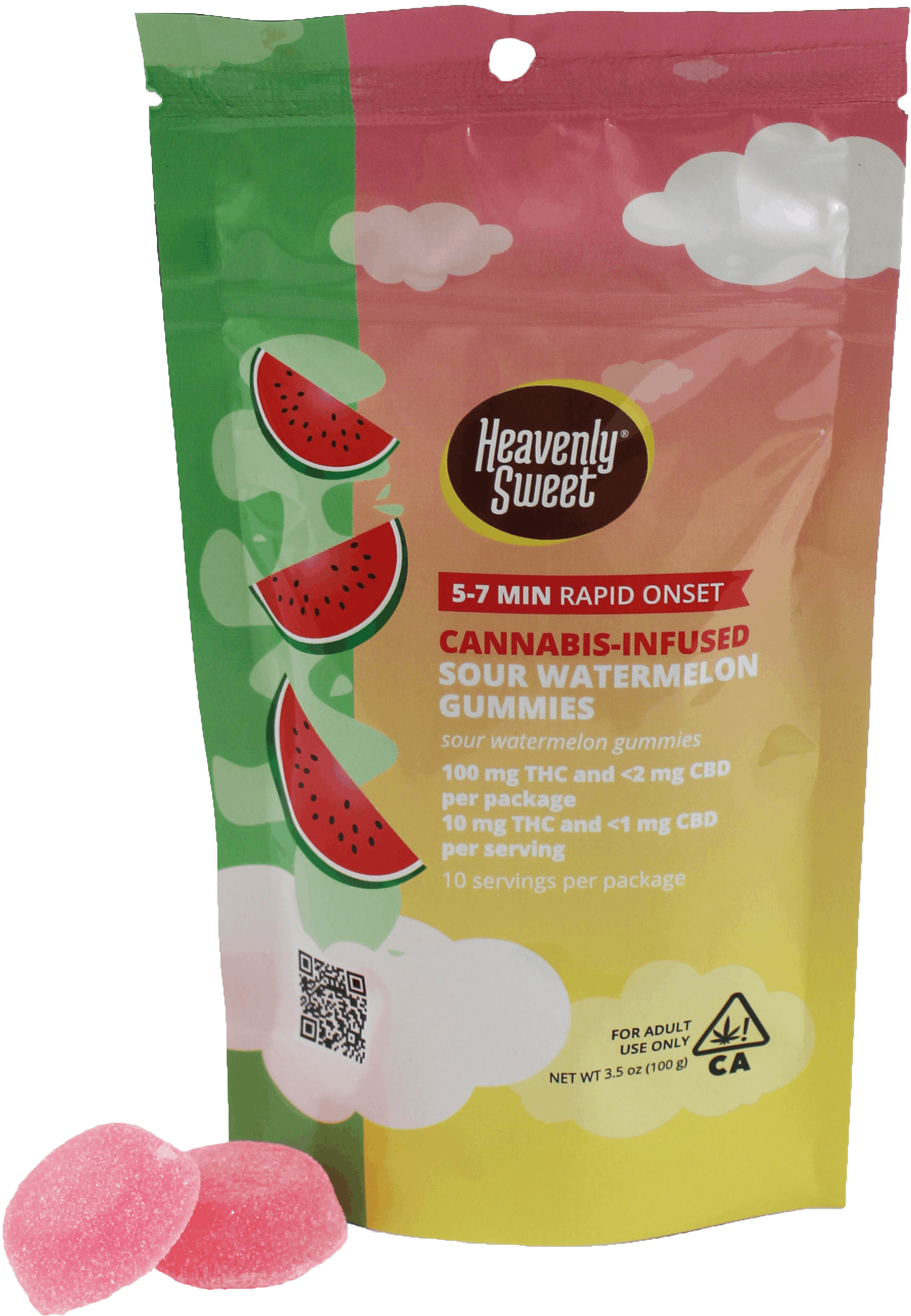FAST-ACTING Sour Watermelon Gummies - image 1