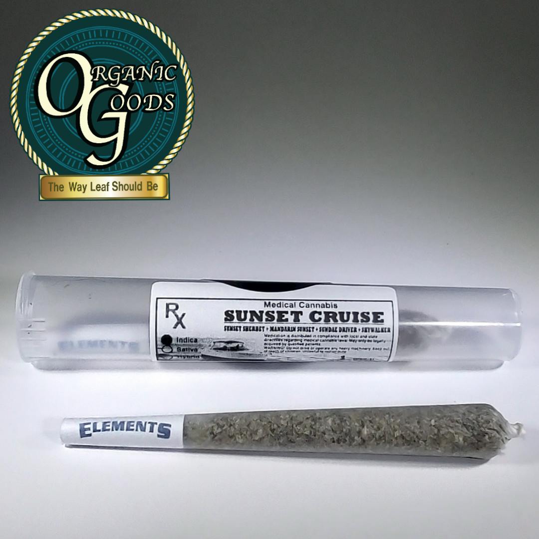 Organic Goods Pre-Roll Sunset Cruise 1 G - image 1