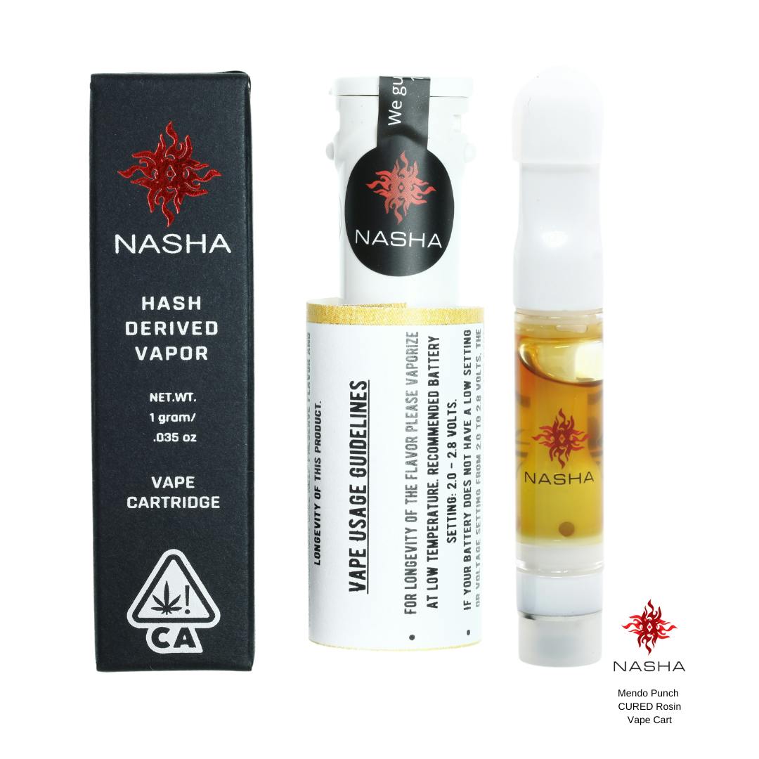 Mendo Punch Cured Rosin Vape Cart 1g - image 1
