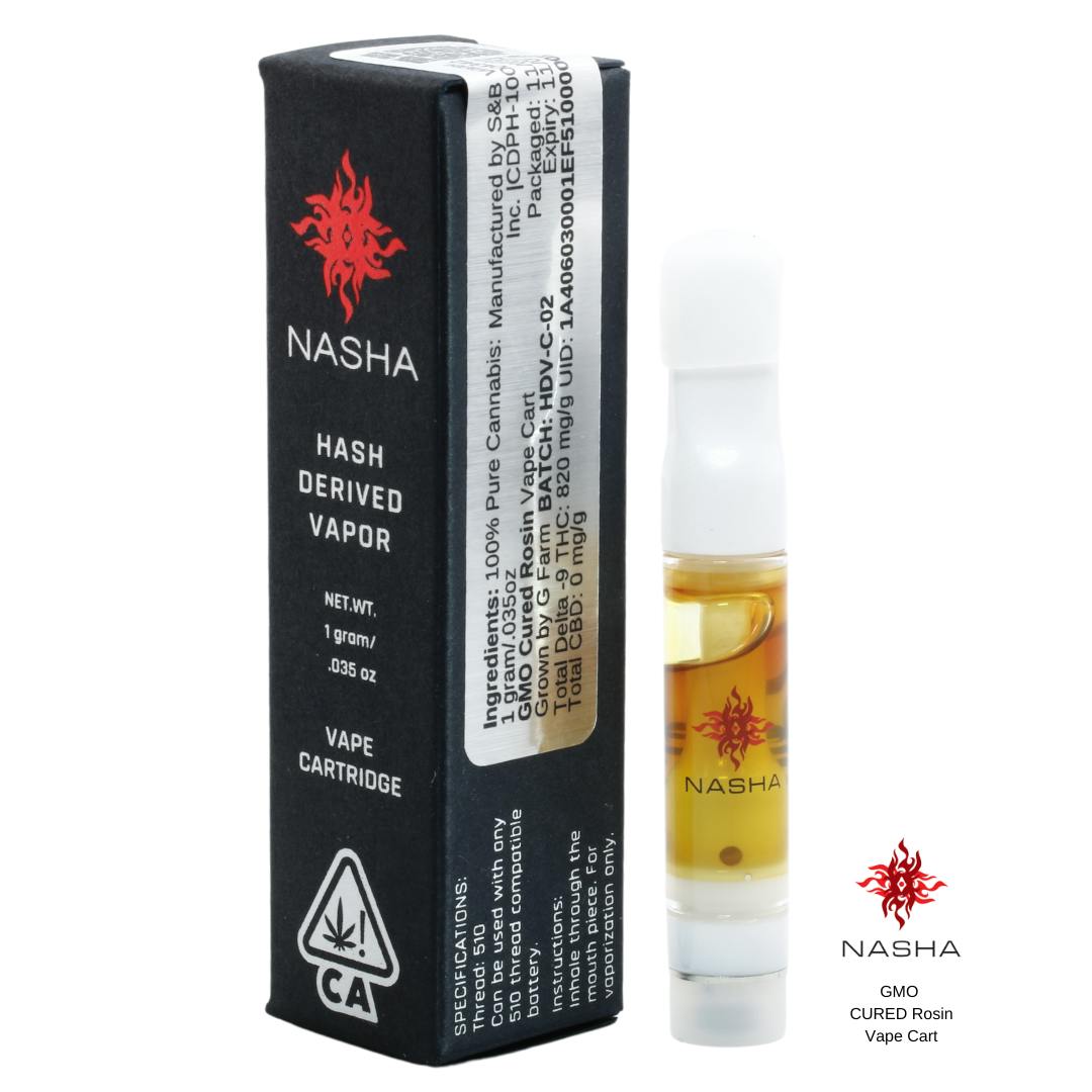 GMO Cured Rosin Vape Cart 1g - image 3