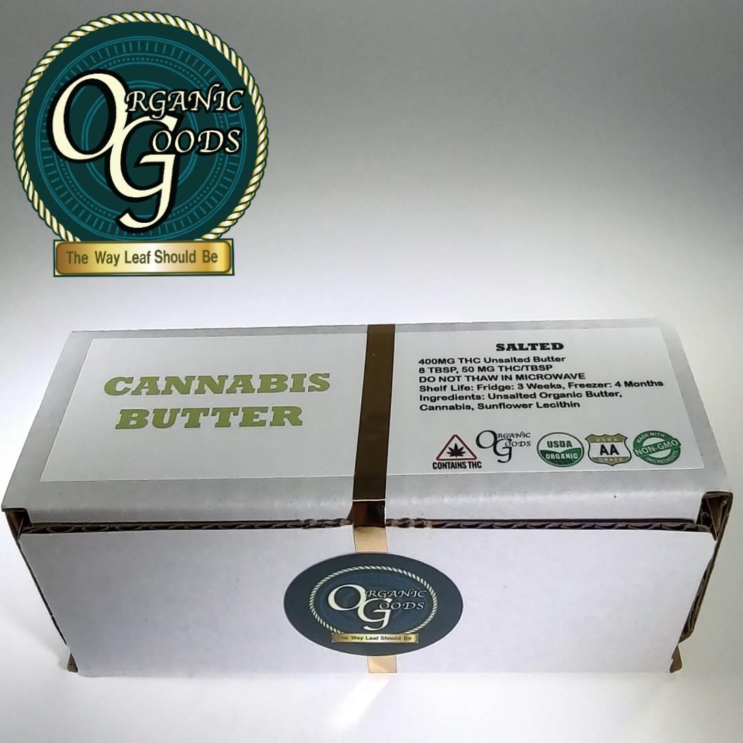 Organic Goods Cannabis Butter Salted Wedding Cake 400 MG - image 1