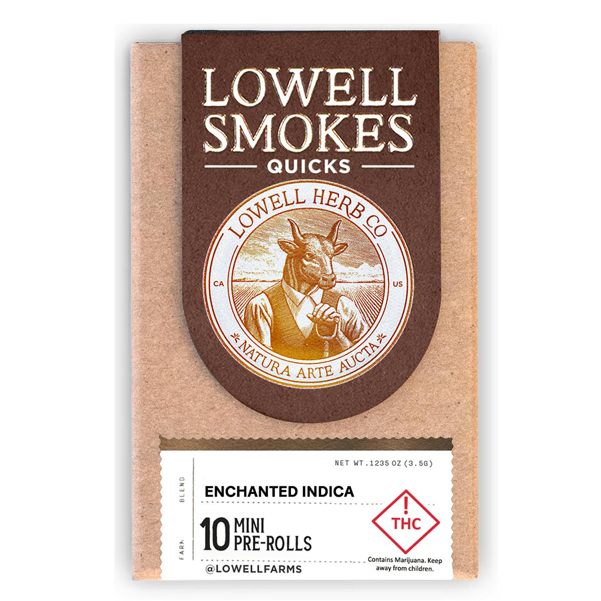 Lowell Smokes | 3.5g Pre-Roll Pack | The Enchanted Indica Quicks - image 1
