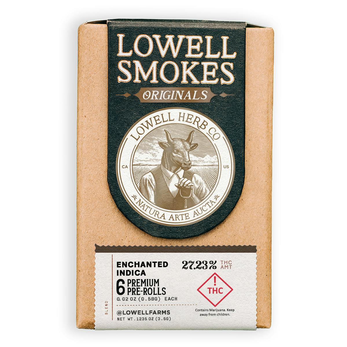 Lowell Smokes | 3.5g Pre-Roll Pack | The Enchanted Indica - image 1