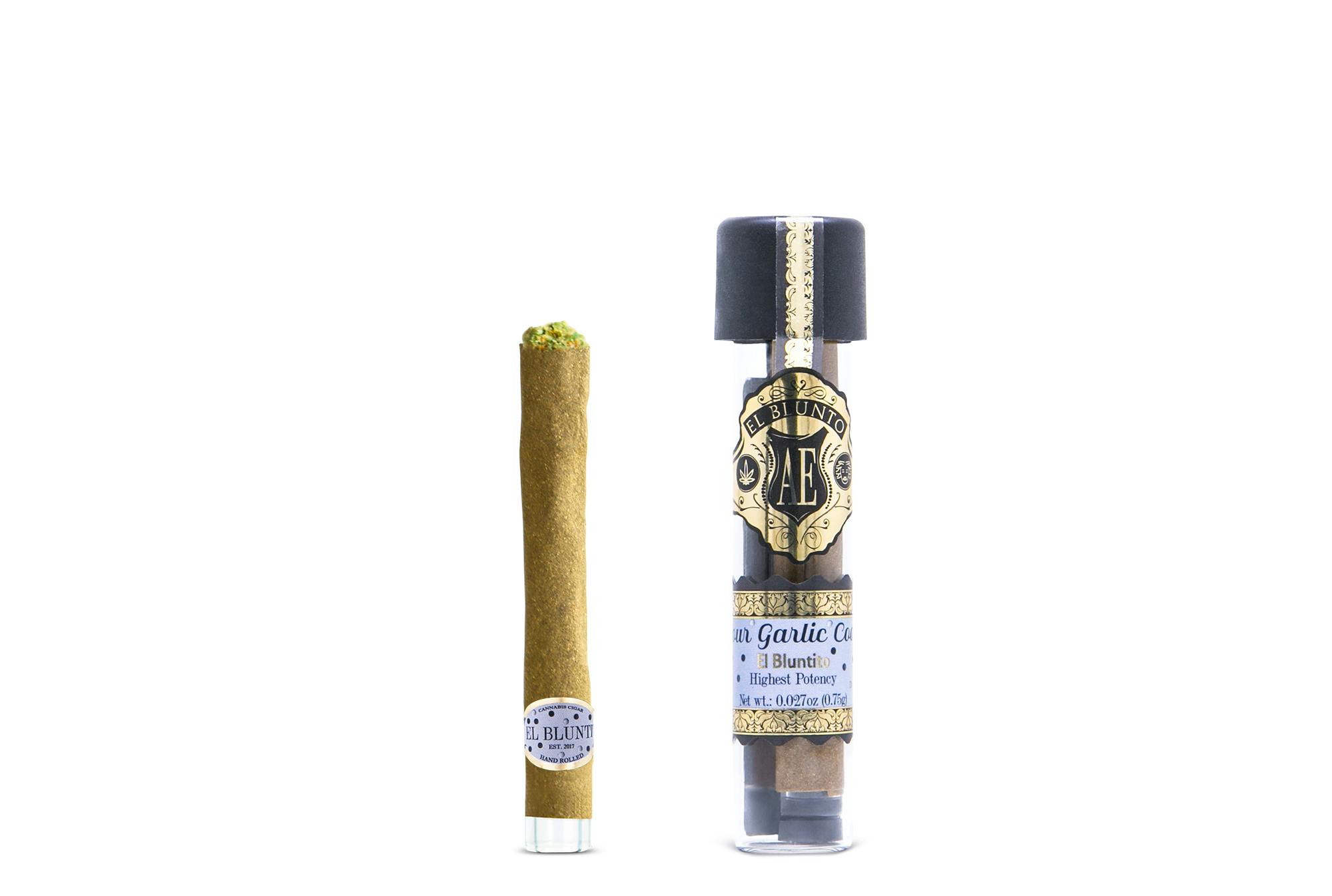 El Bluntito - Sour Garlic Cookies - .75G Cigarillo [Mini Blunt] - image 1