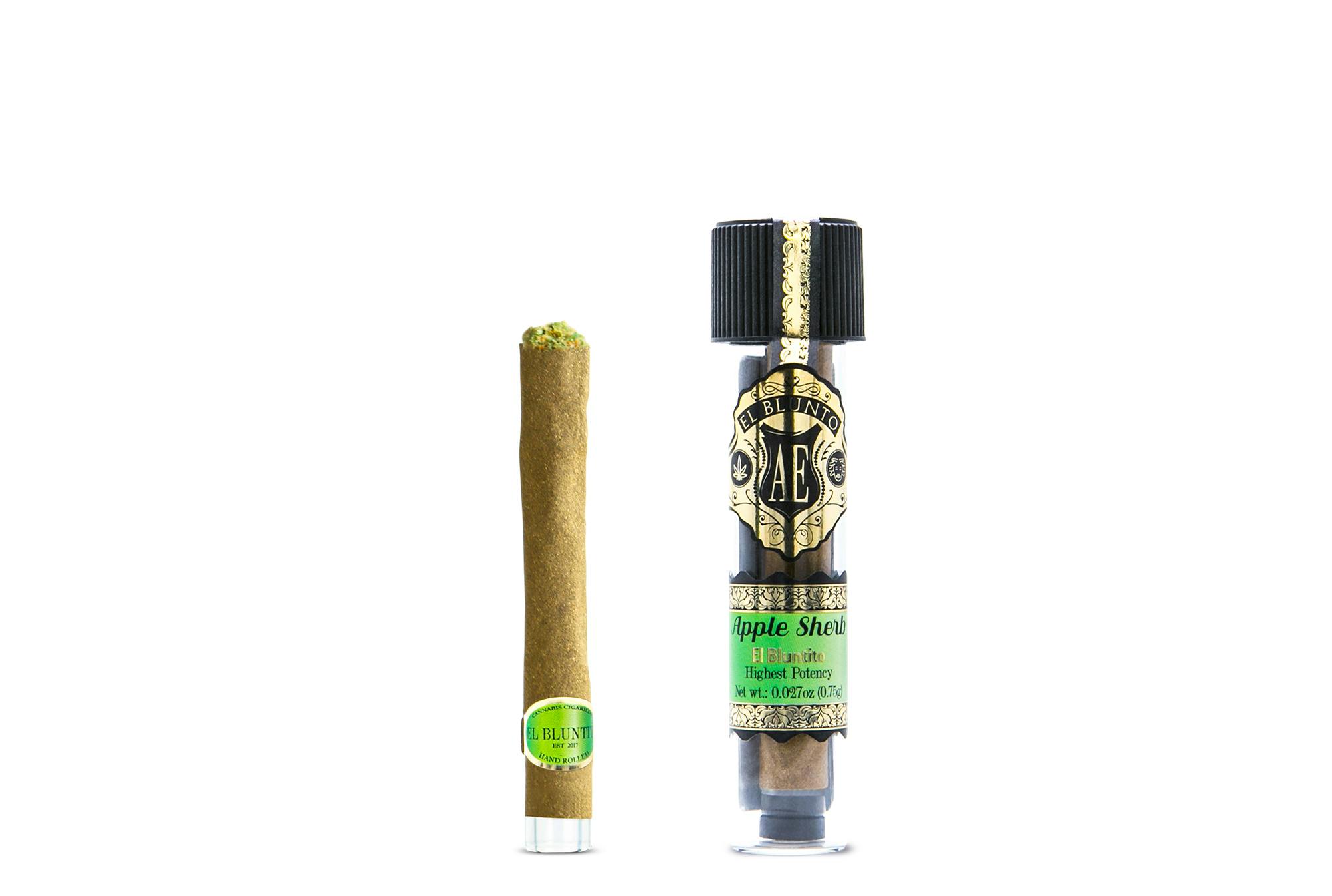 El Bluntito - Apple Sherb - .75G Cigarillo [Mini Blunt] - image 1
