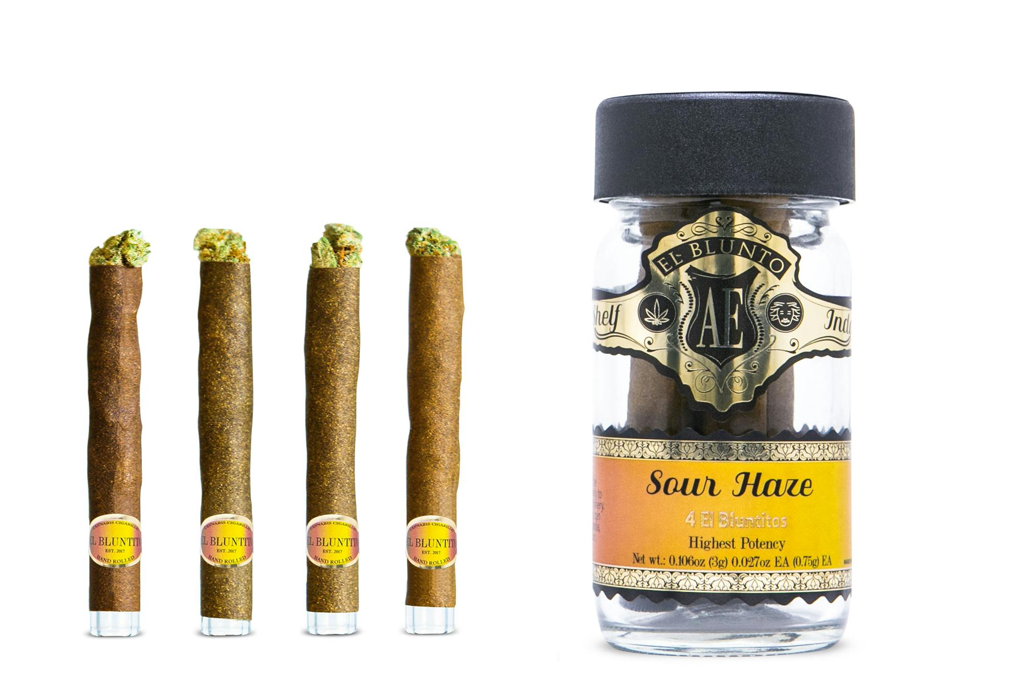 El Bluntito - 4-Pack - Sour Haze - 4 x .75G [Mini Blunt] - image 1