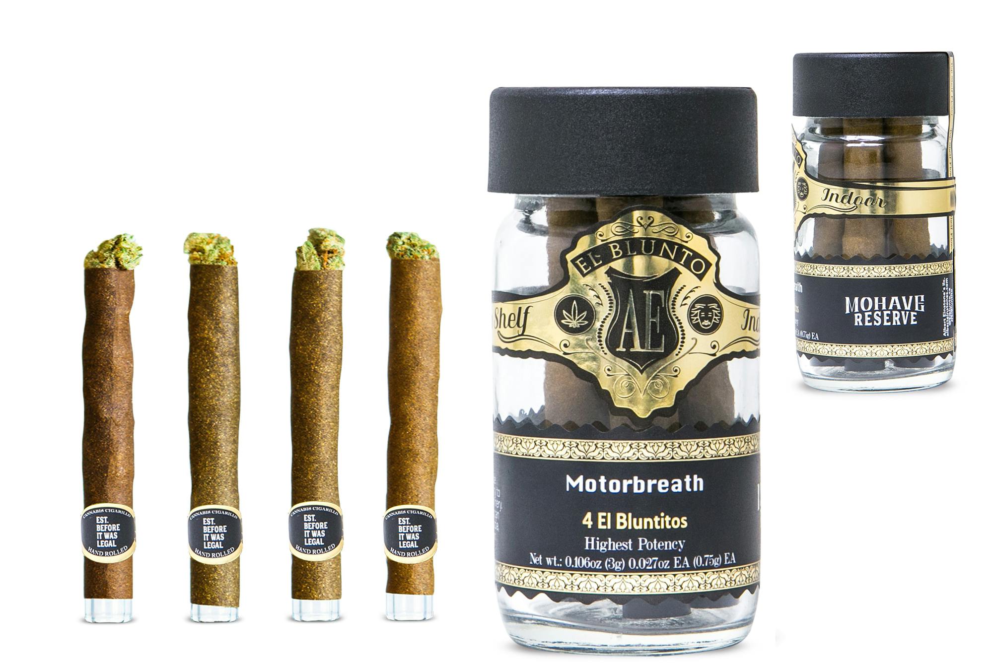 El Bluntito - 4-Pack - Motorbreath x Mohave Reserve - 4 x .75G [Mini Blunt] - image 1