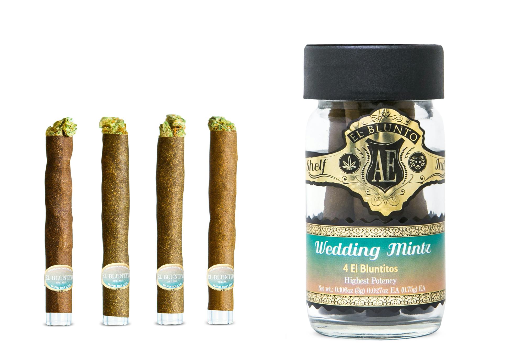 El Bluntito - 4-Pack - Wedding Mints - 4 x .75G [Mini Blunt] - image 1