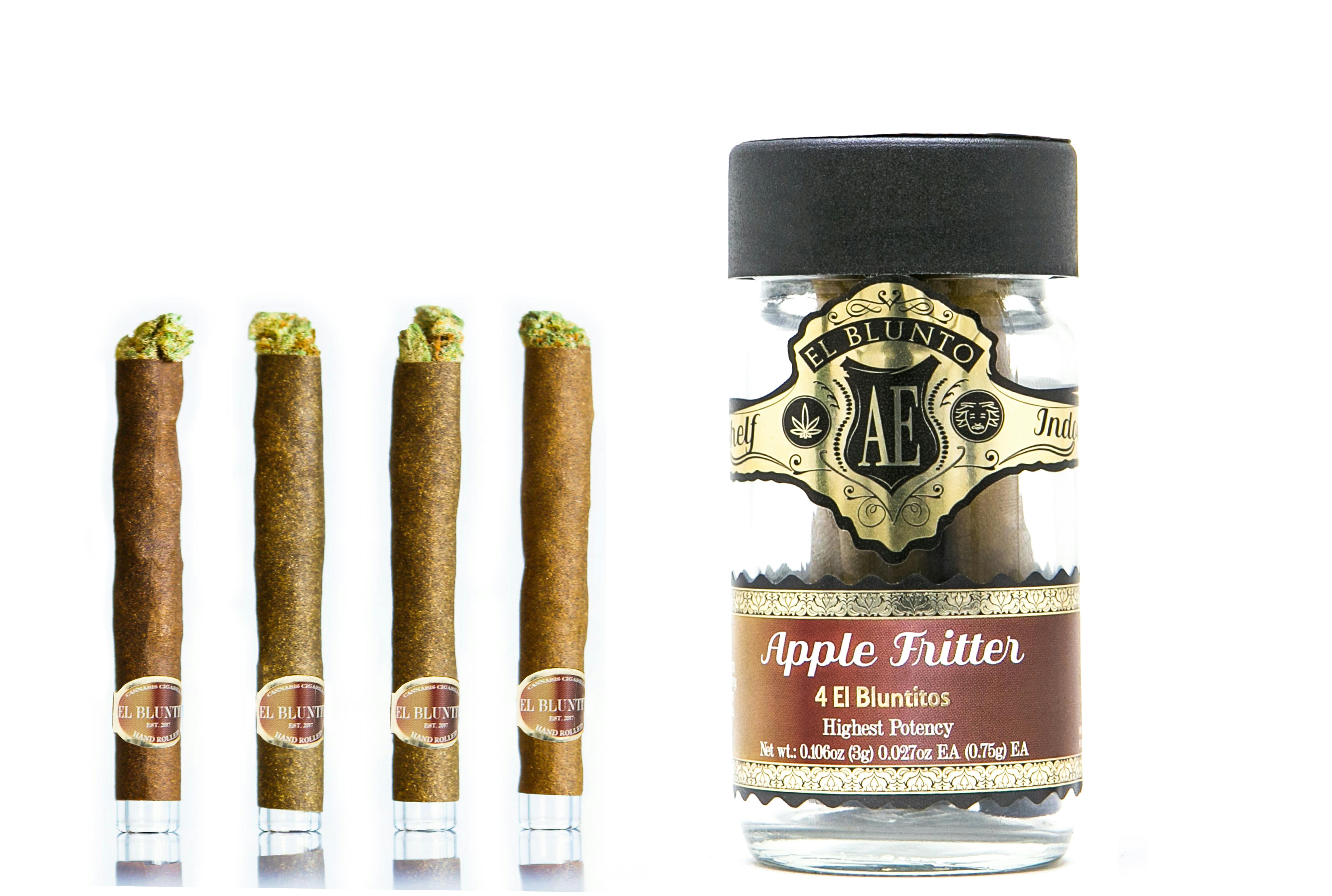 El Bluntito - 4-Pack - Apple Fritter - 4 x .75G [Mini Blunt] - image 1