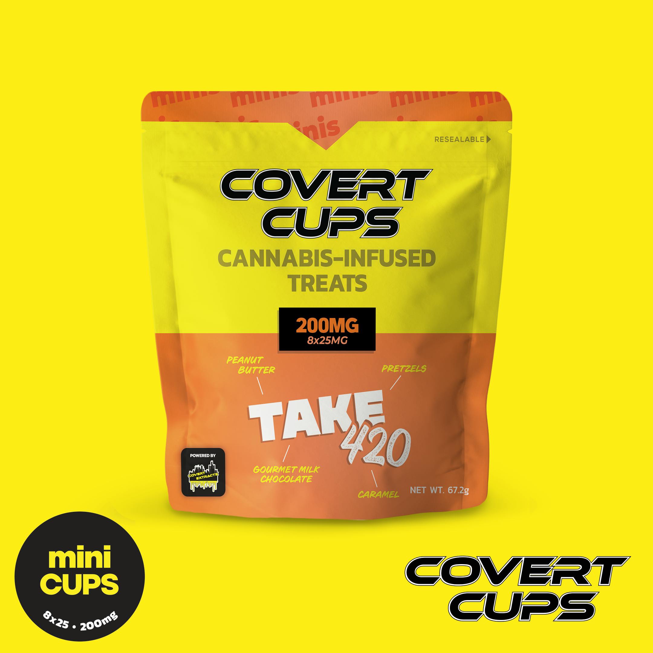 Take 420 - 200MG Chocolate Cups - Covert Cups - MED - image 1