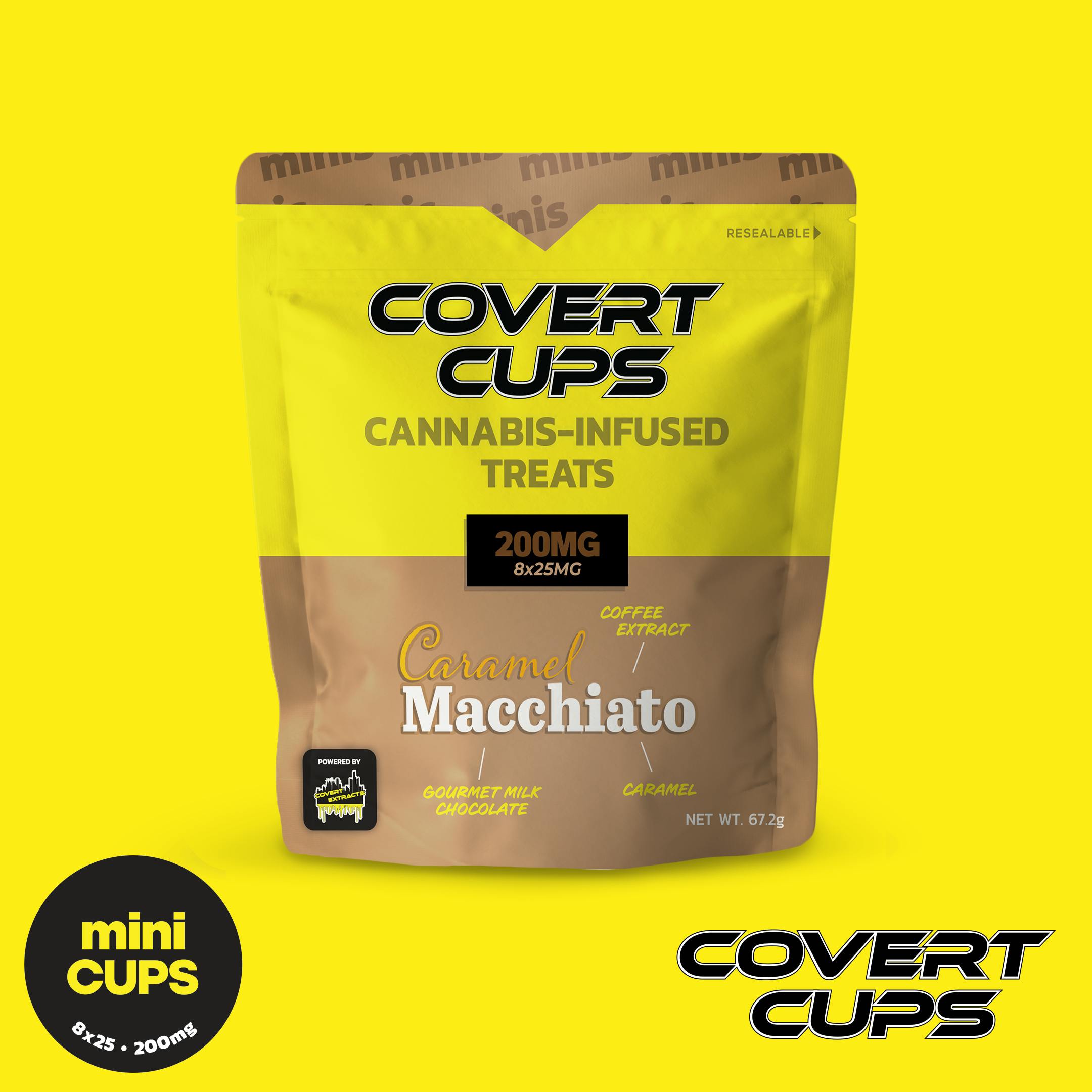 Caramel Macchiato - 200MG Chocolate Cups - Covert Cups - MED - image 2
