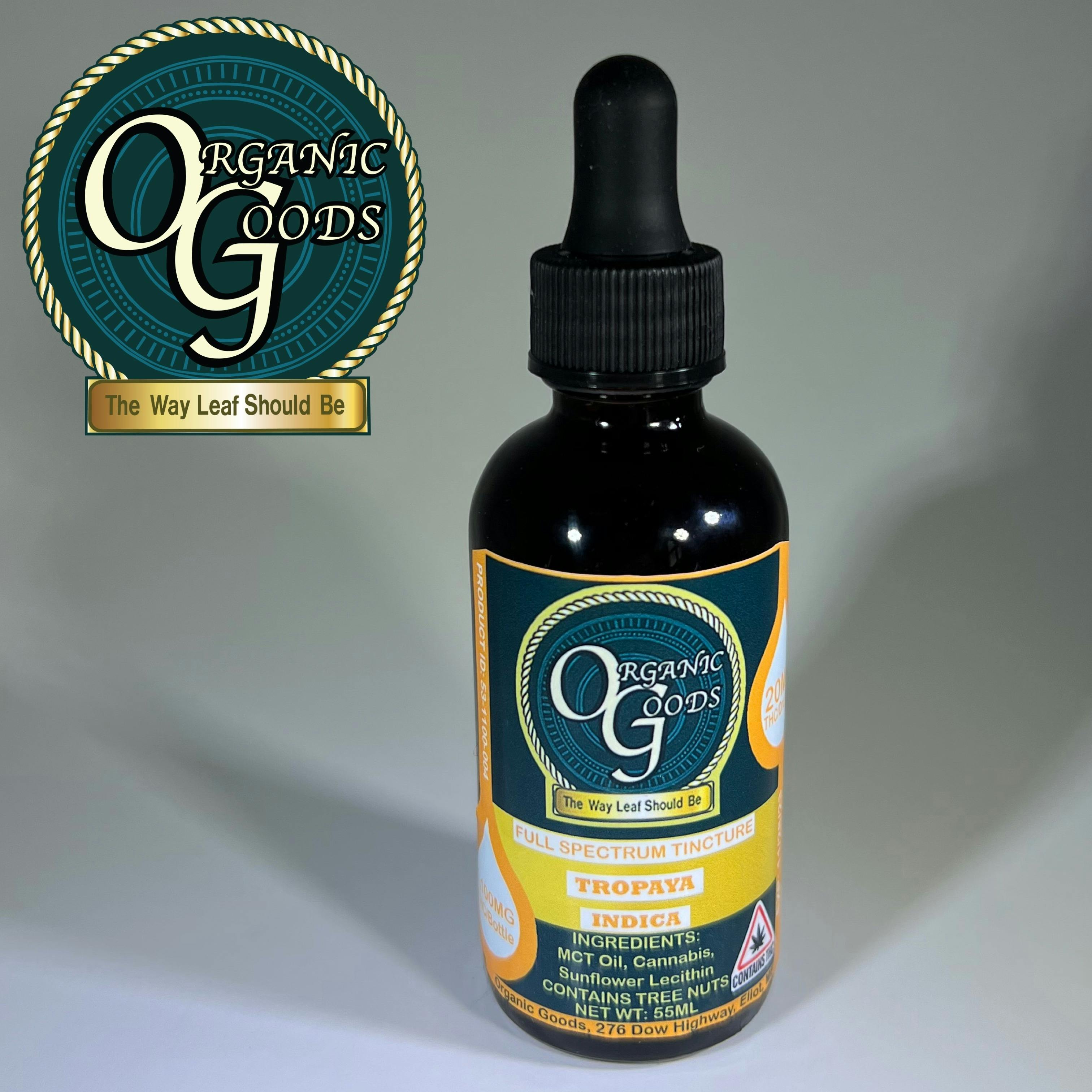Organic Goods Tincture THC Full Spectrum Tropaya 1100 MG - image 1