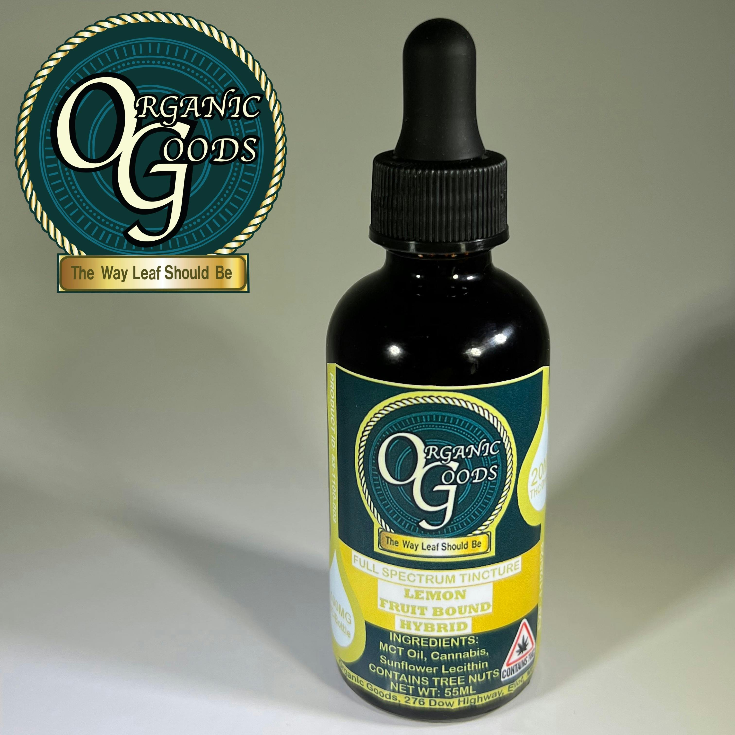 OG 1100 MG THC Full Spectrum Tincture Lemon Fruit Bound - image 1