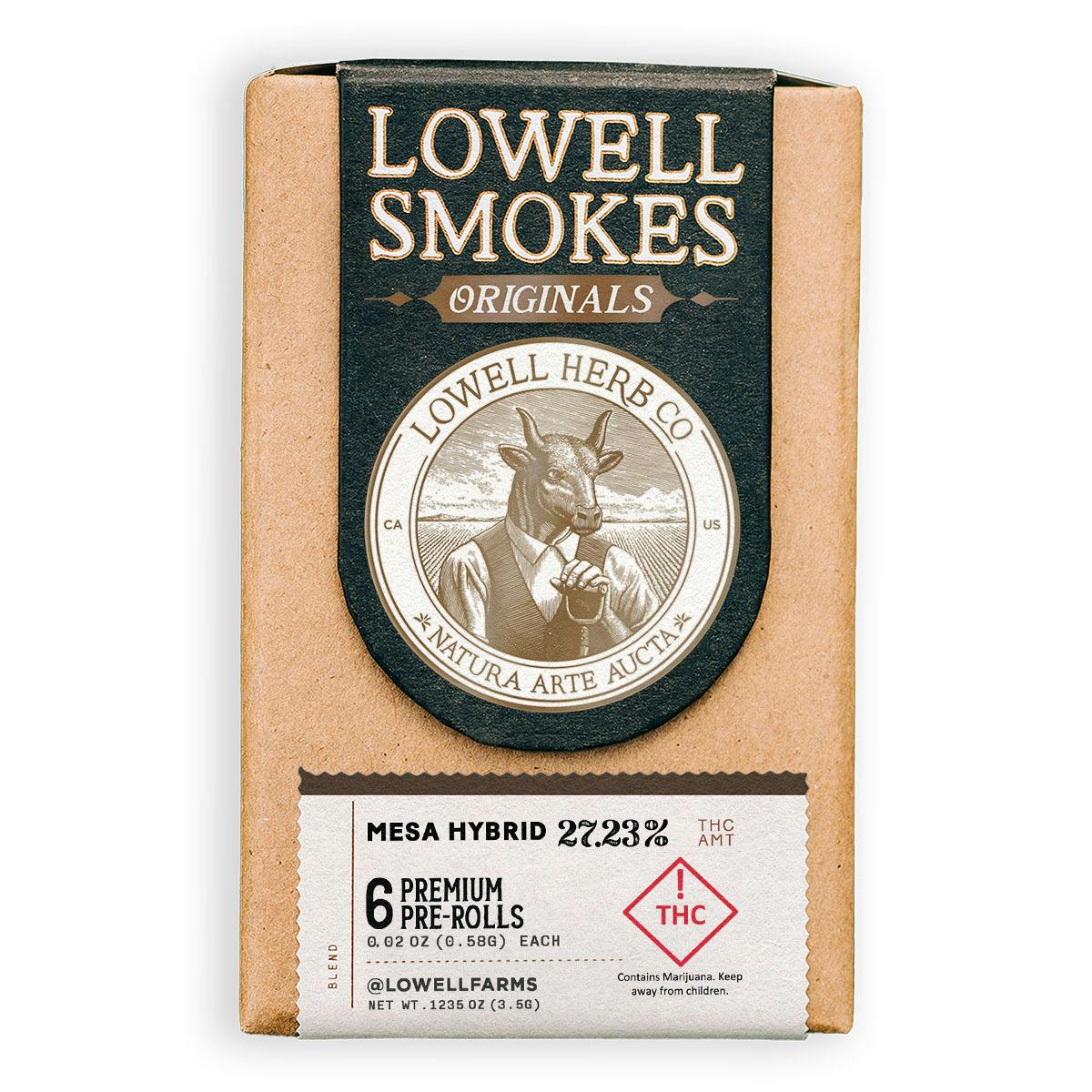 Lowell Smokes | 3.5g Pre-Roll Pack | The Mesa Hybrid - image 1