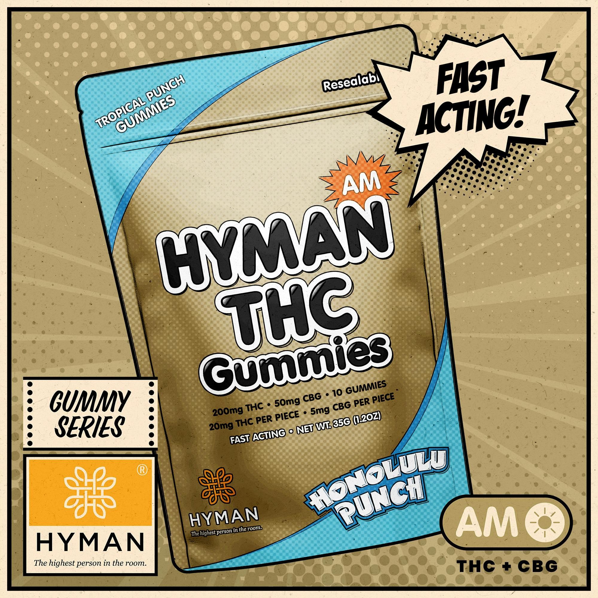 Honolulu Punch | AM • Fast Acting 200mg Gummies | HYMAN | MED - image 1