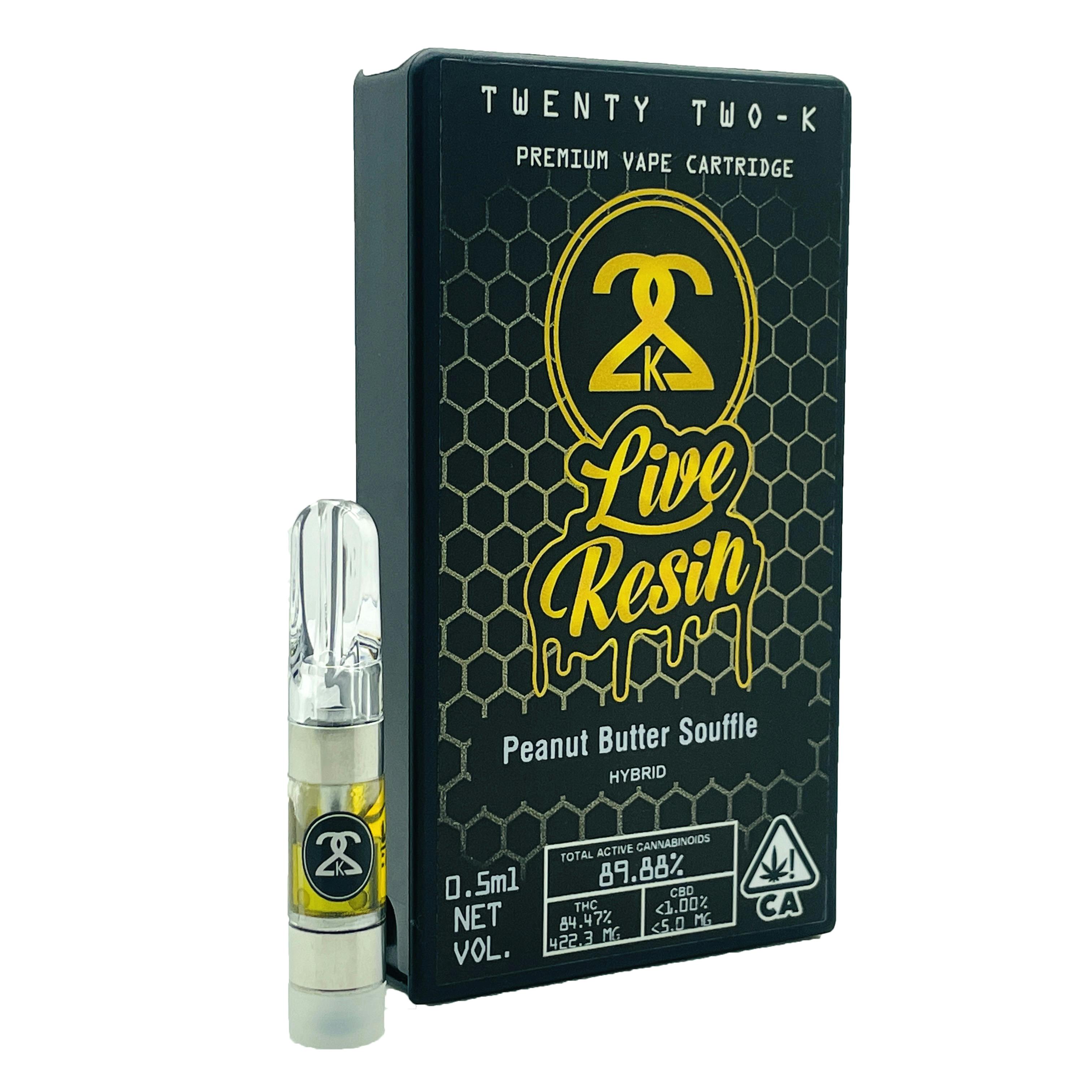 22K - Live Resin - Peanut Butter Soufflé - 0.5ml Cartridge - image 1
