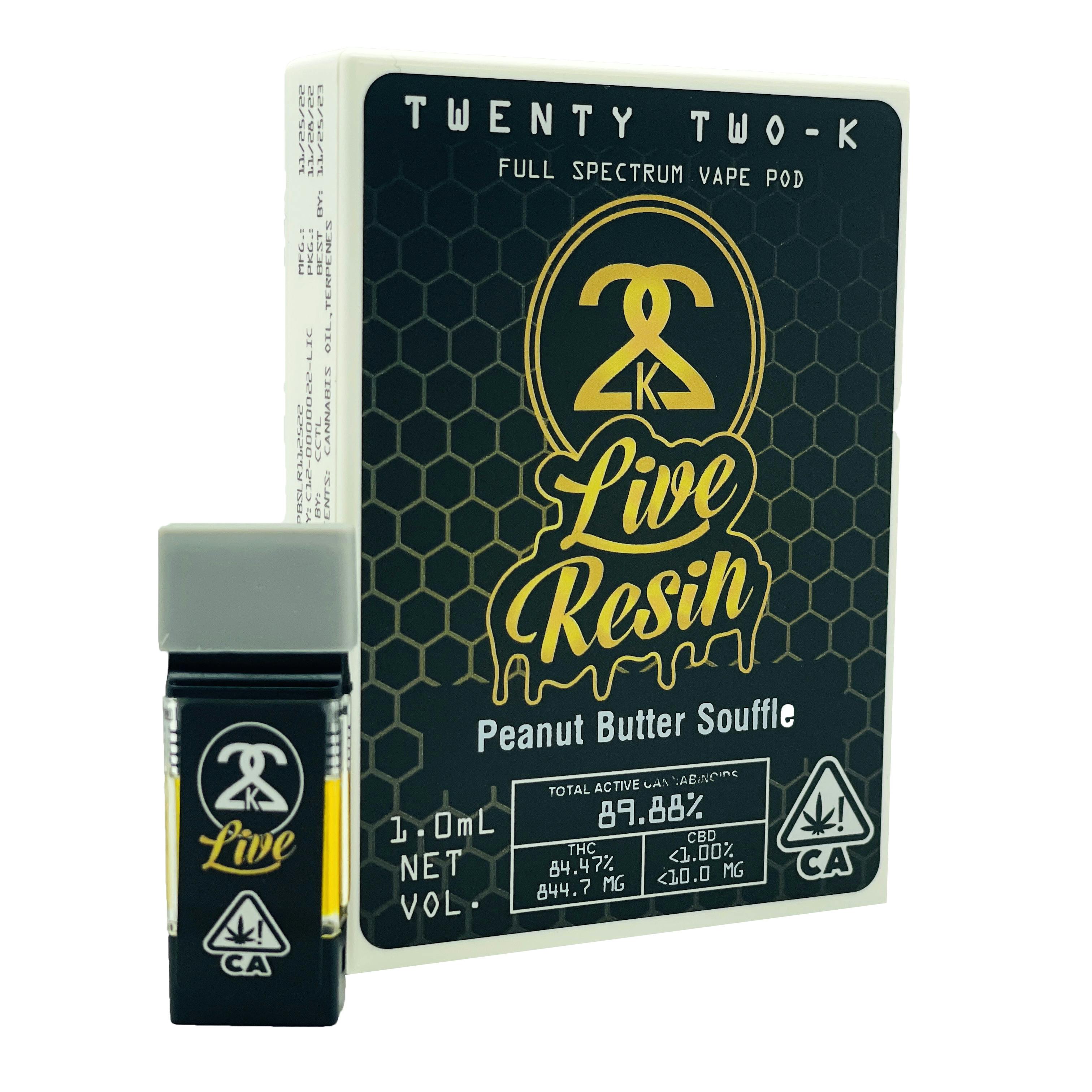 22K - Live Resin - Peanut Butter Soufflé - 1.0ml POD - image 1