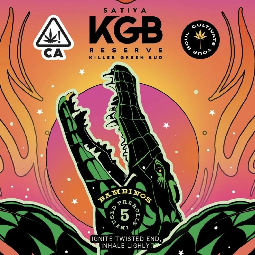 KGB RESERVE - BAMBINO 5 PACK - FRUIT PUNCH - 2.5 GRAMS - image 1