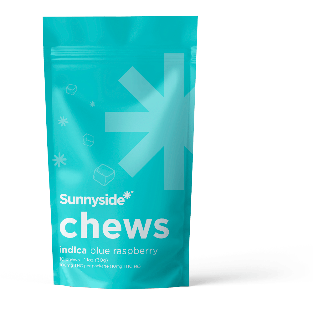 Sunnyside* Chews Blue Raspberry 100mg - image 1