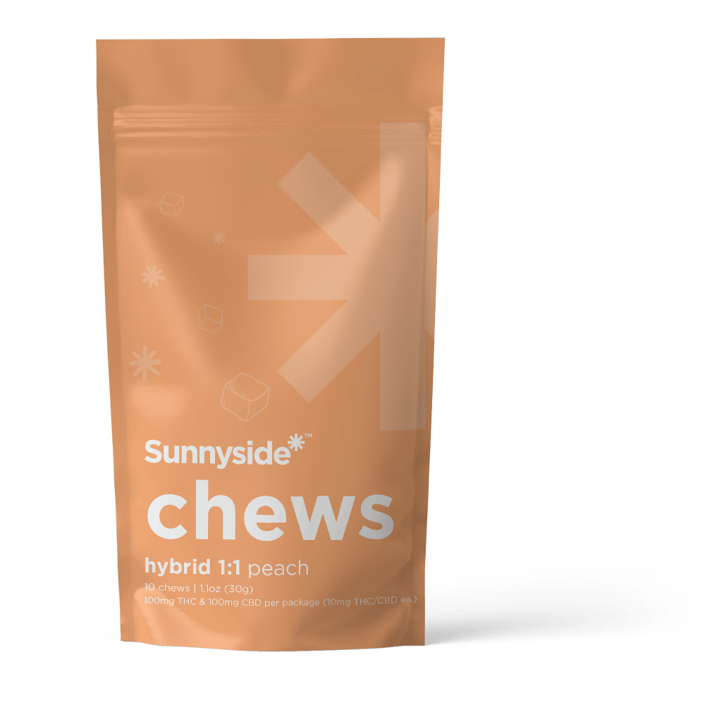 Sunnyside* Chews 1:1 Peach 100mg - image 1