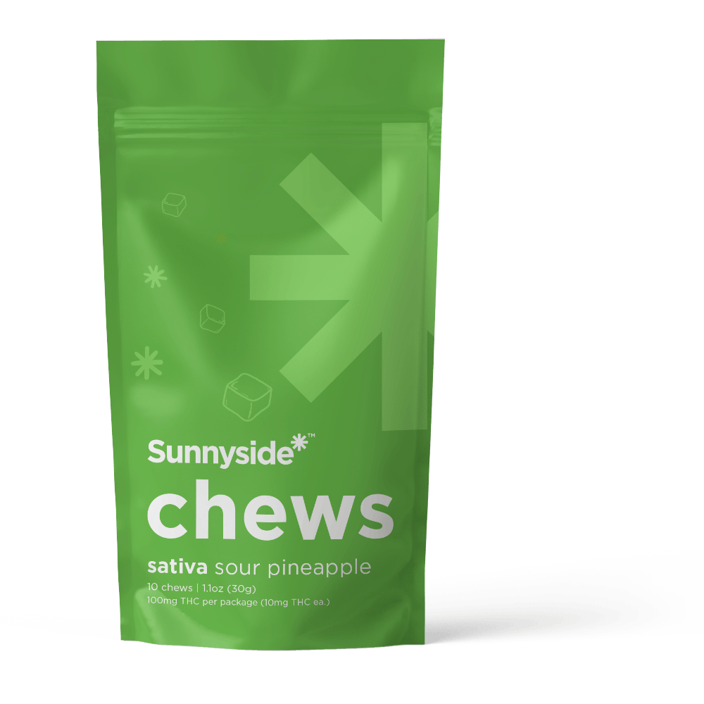 Sunnyside* Chews Sour Pineaple 100mg - image 1