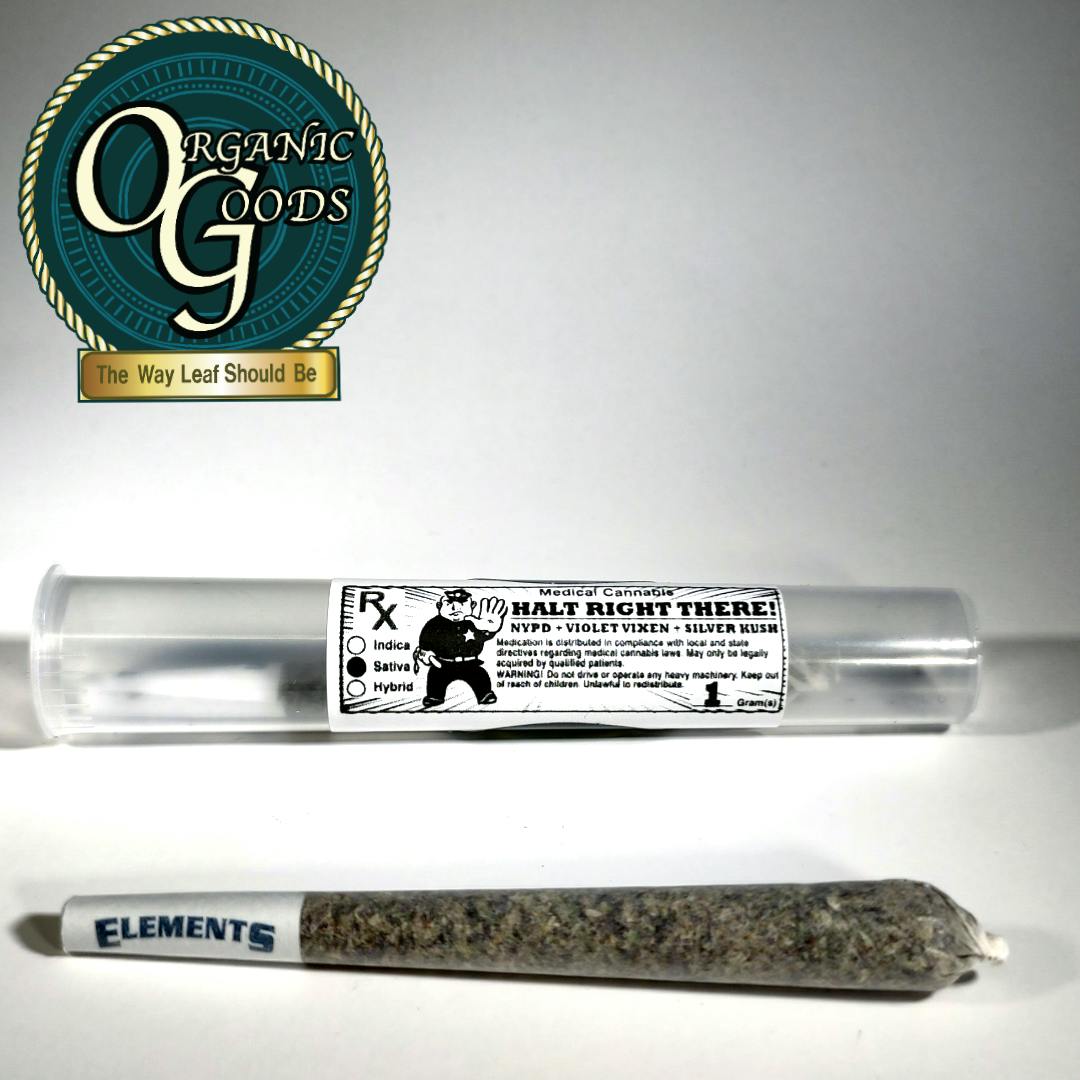 Organic Goods Pre-Roll Halt Right There 1 G - image 1