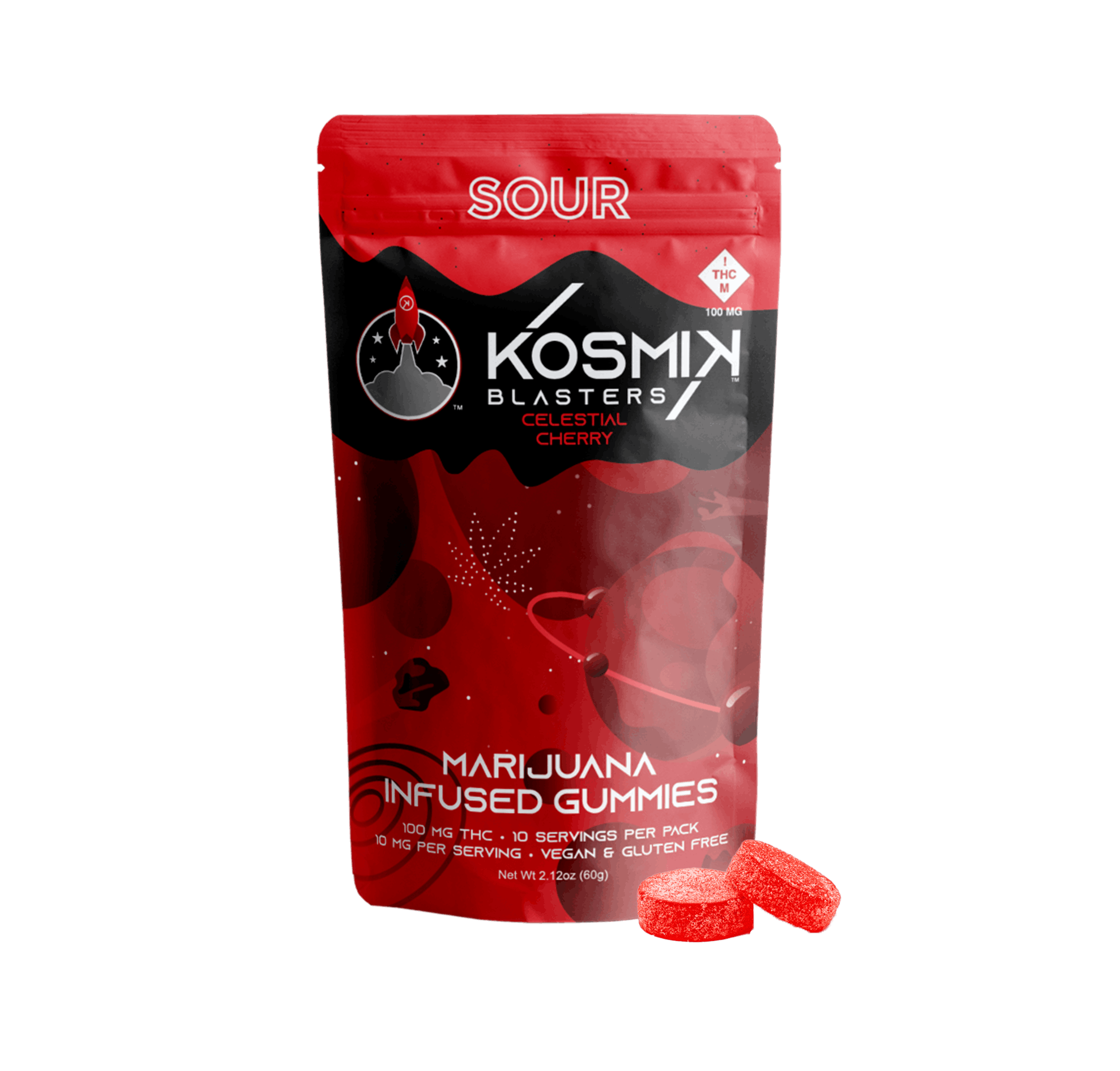 Sour Blaster 100mg - Celestial Cherry | MO - image 1