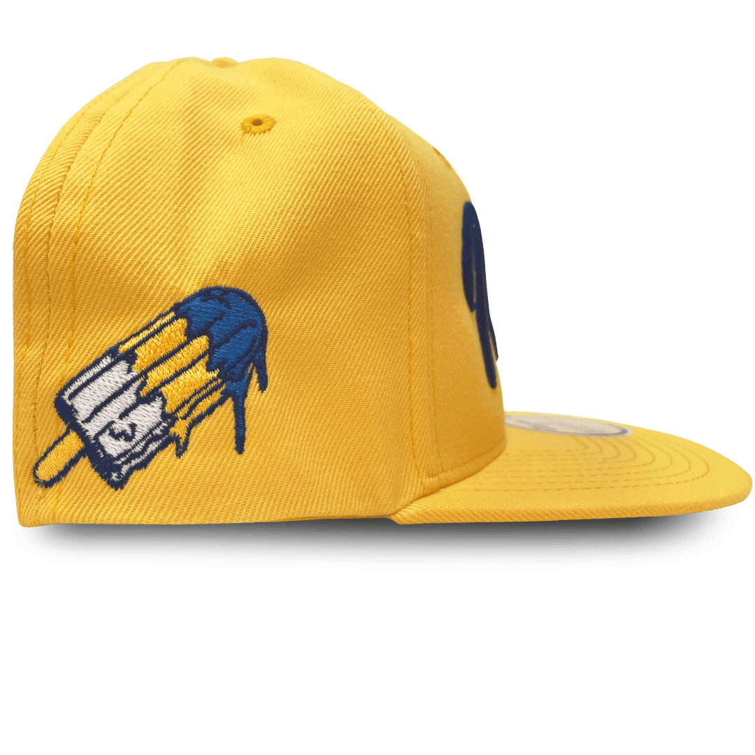 Paletas: Yellow- Snapback Hat (Royal Blue Wordmark) - image 2