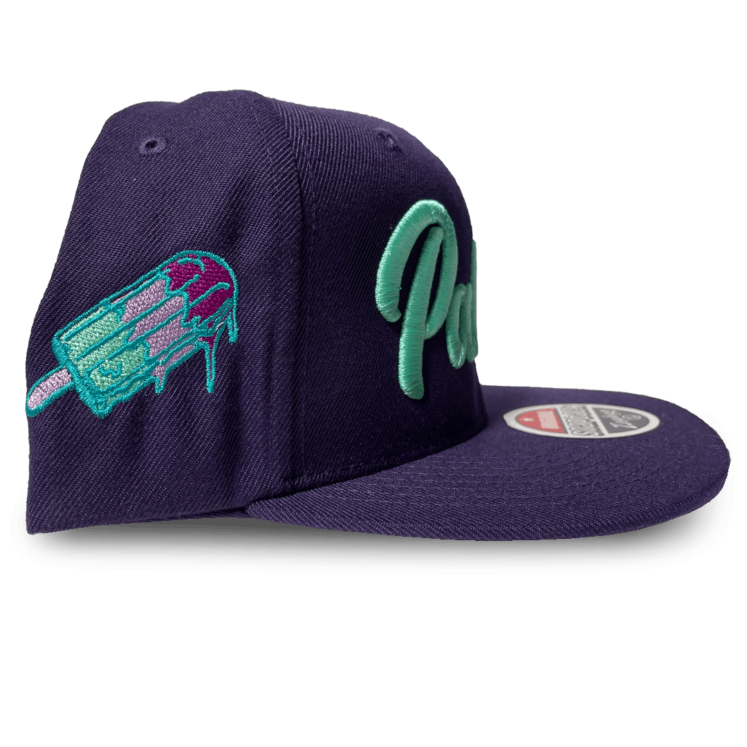 Paletas: Purple- Snapback Hat (Wordmark) - image 1