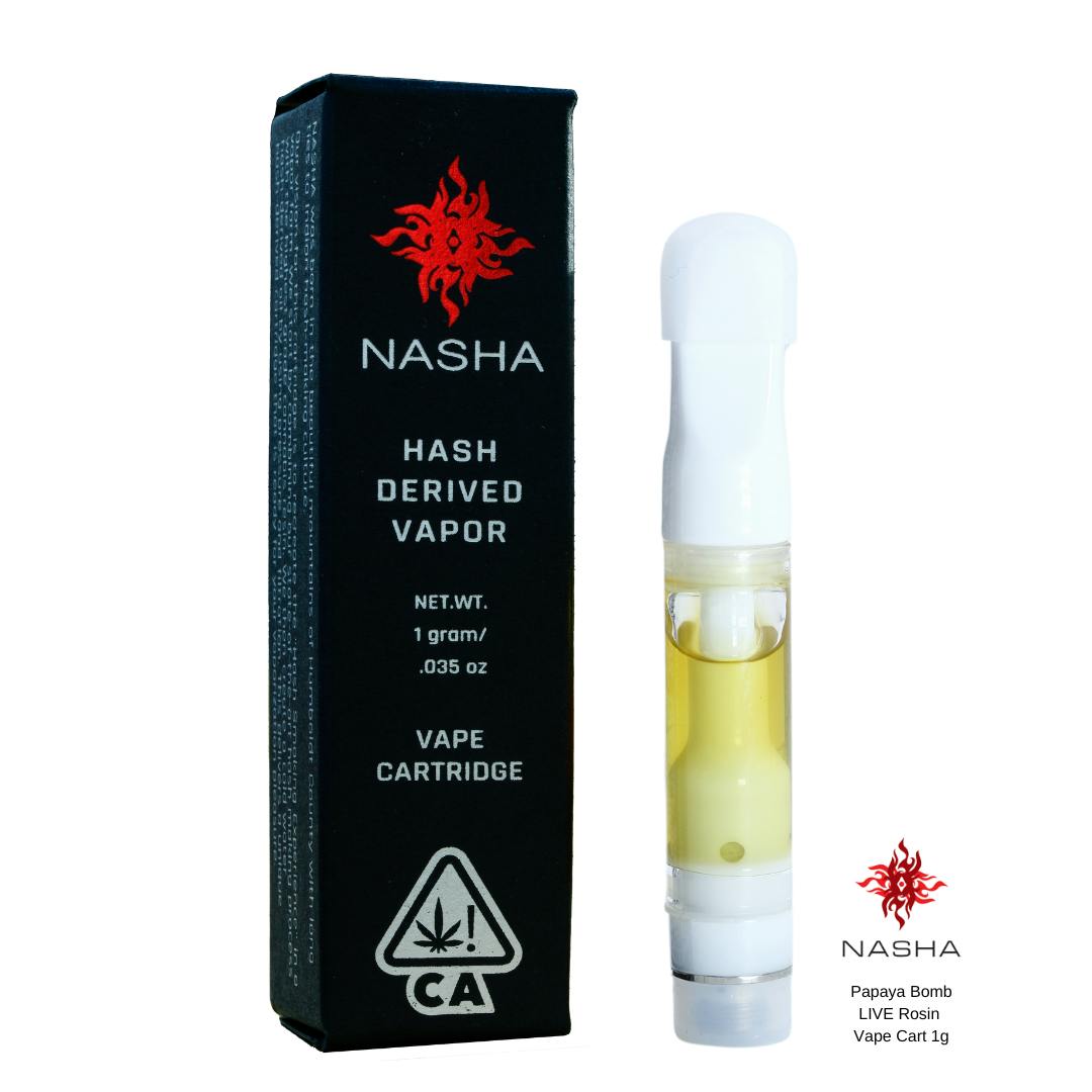 Papaya Bomb Live Rosin Vape Cart 1g - image 3