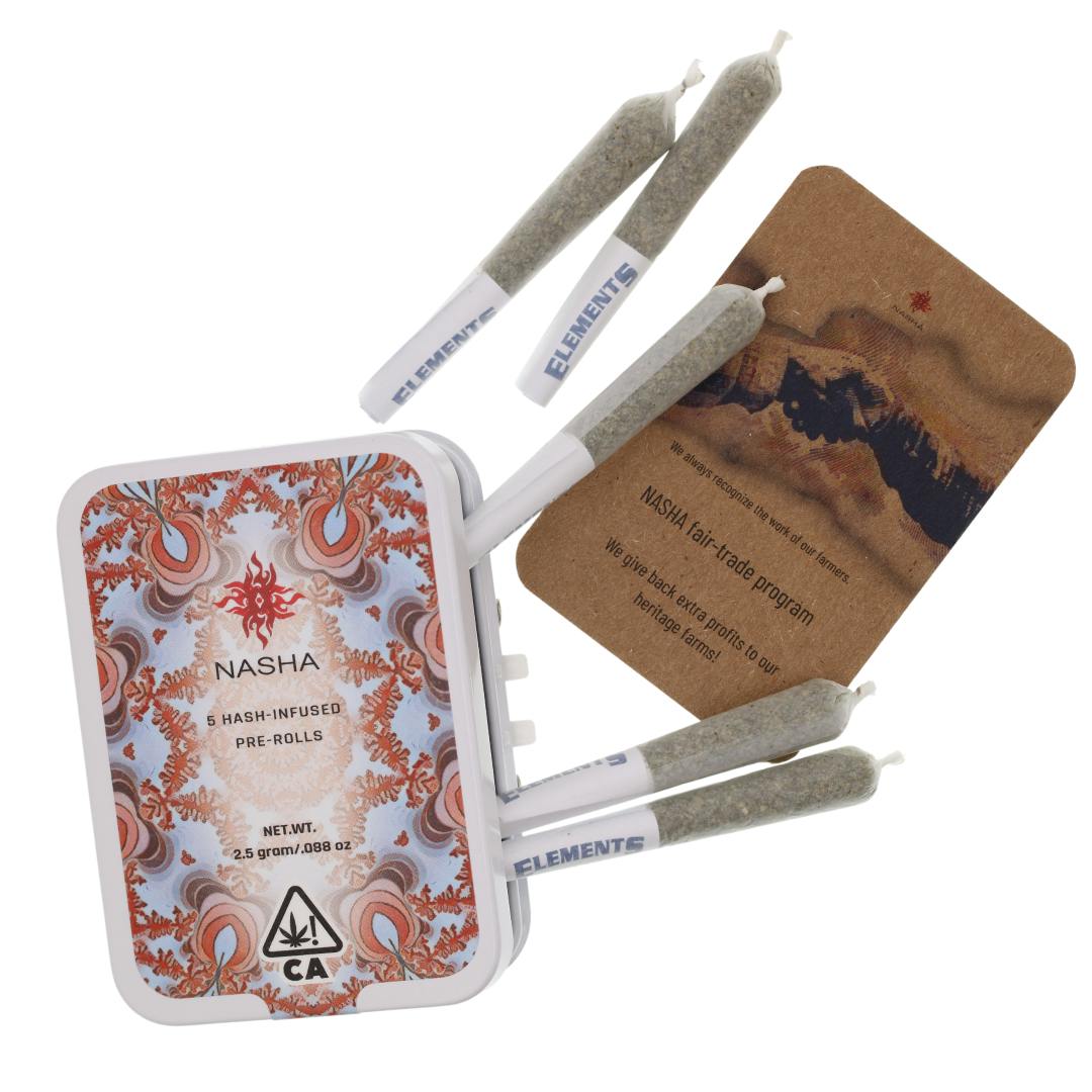 Hash Infused PreRolls - 5 pack - Cherry Dosido x Mendo Punch - image 1