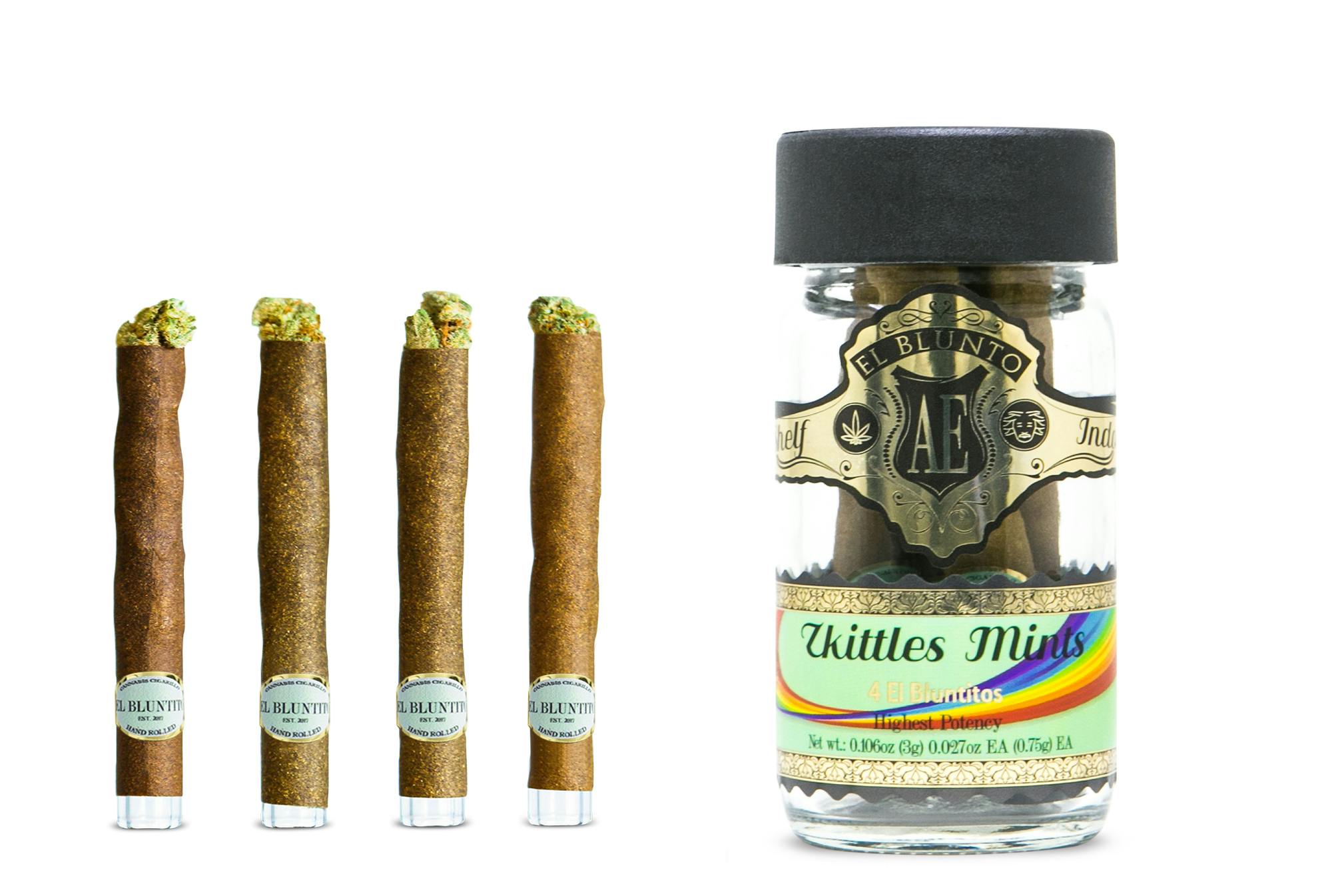 El Bluntito - 4-Pack - Zkittles Mints - 4 x .75G [Mini Blunt] - image 1